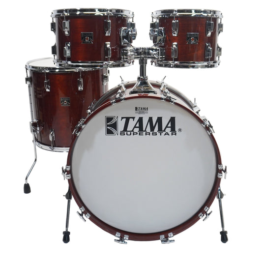 TAMA SUPERSTAR 50TH ANNIVERSARY RE-ISSUE 22/10/12/16 - 4-PIECE KIT IN SUPER MAGOGHANY