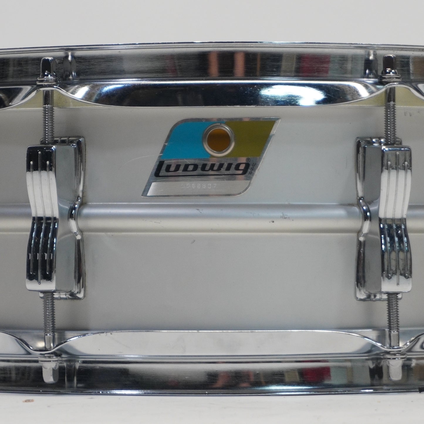 LUDWIG B/O BADGE ACROLITE SNARE DRUM 14" x 5" No.1566807