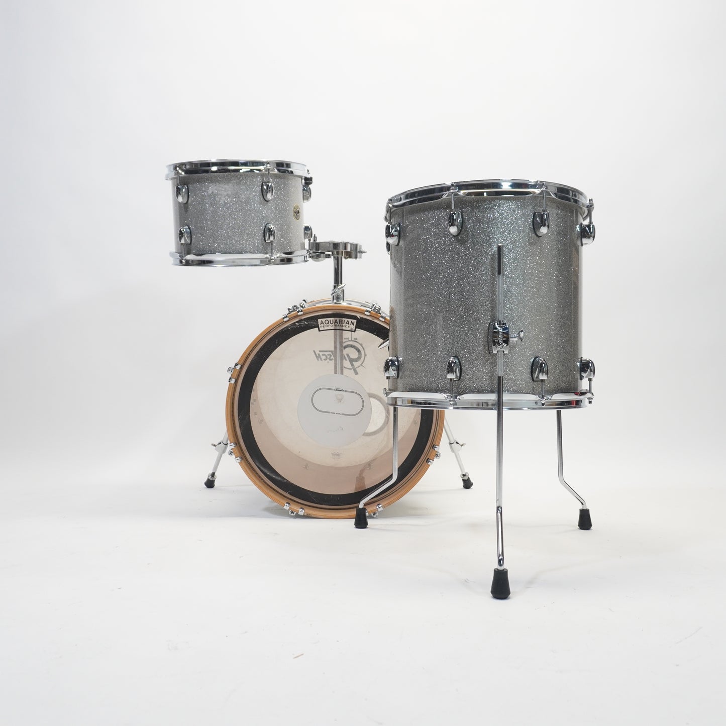 GRETSCH CATALINA MAPLE 3-PIECE BOP KIT 18/12/14 IN SILVER SPARKLE