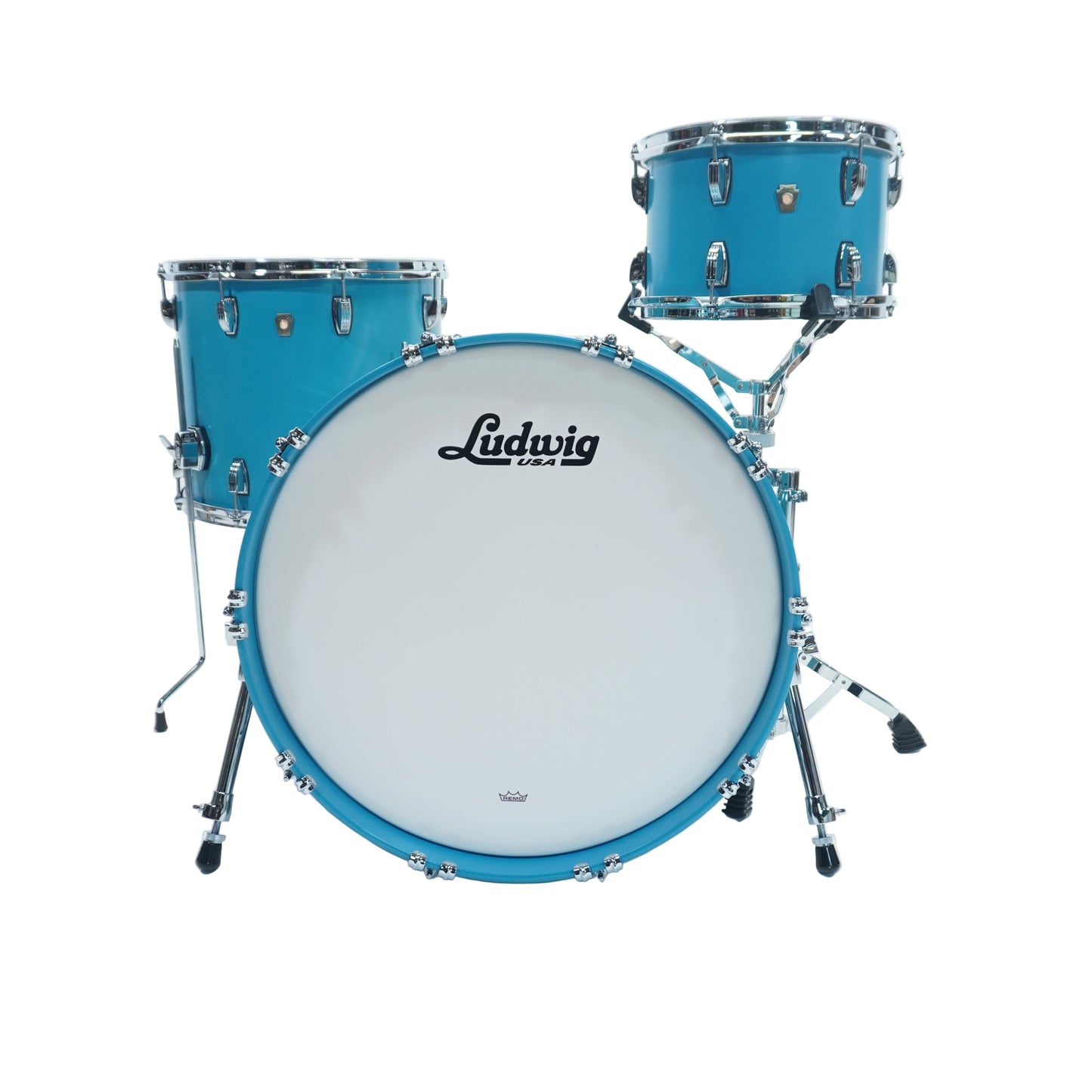 Ludwig Classic Maple Drum Kit Shell Pack 22/12/16 In Heritage Blue