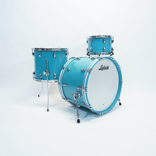 Ludwig Classic Maple Drum Kit Shell Pack 22/12/16 In Heritage Blue