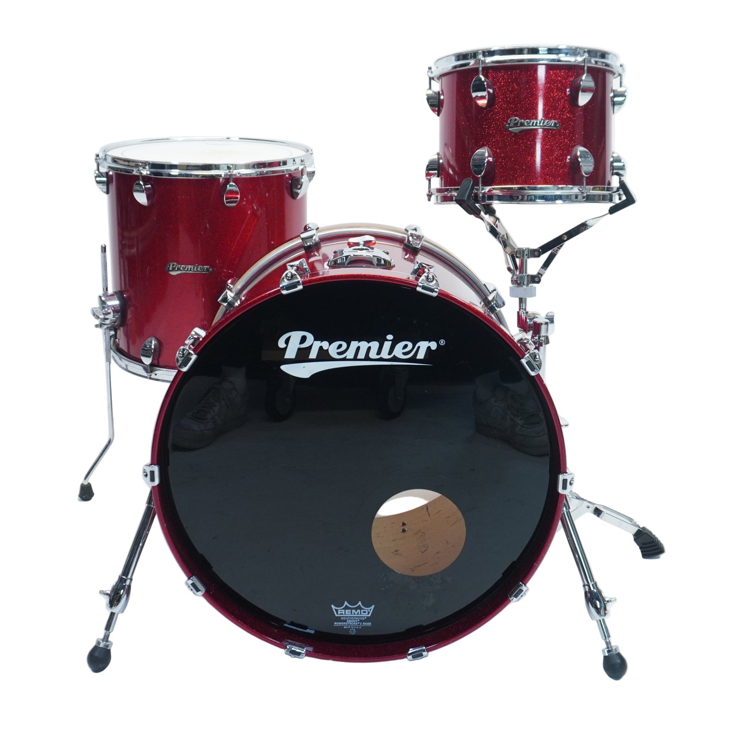 Premier Elite  3-Piece Drum Kit in Red Moon Sparkle 22,12,16