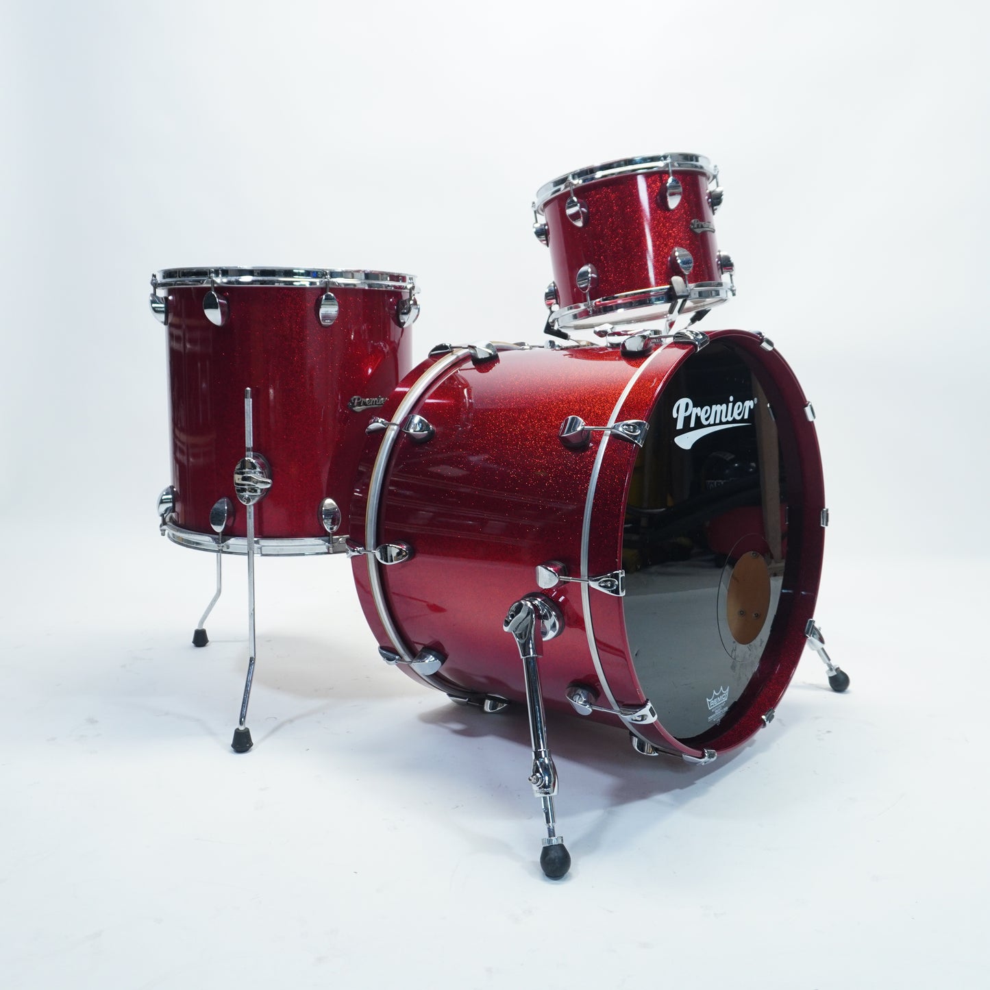 Premier Elite  3-Piece Drum Kit in Red Moon Sparkle 22,12,16