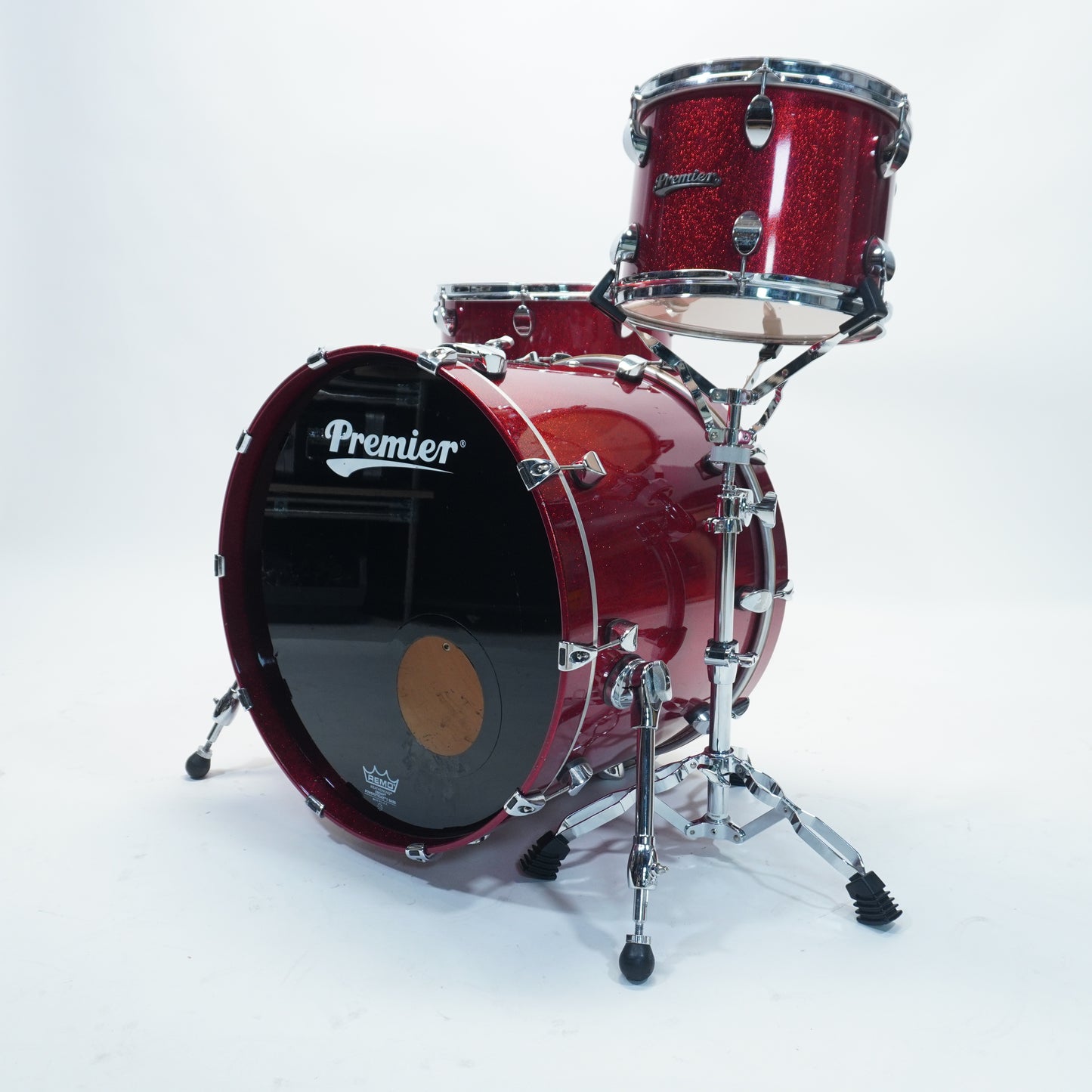 Premier Elite  3-Piece Drum Kit in Red Moon Sparkle 22,12,16