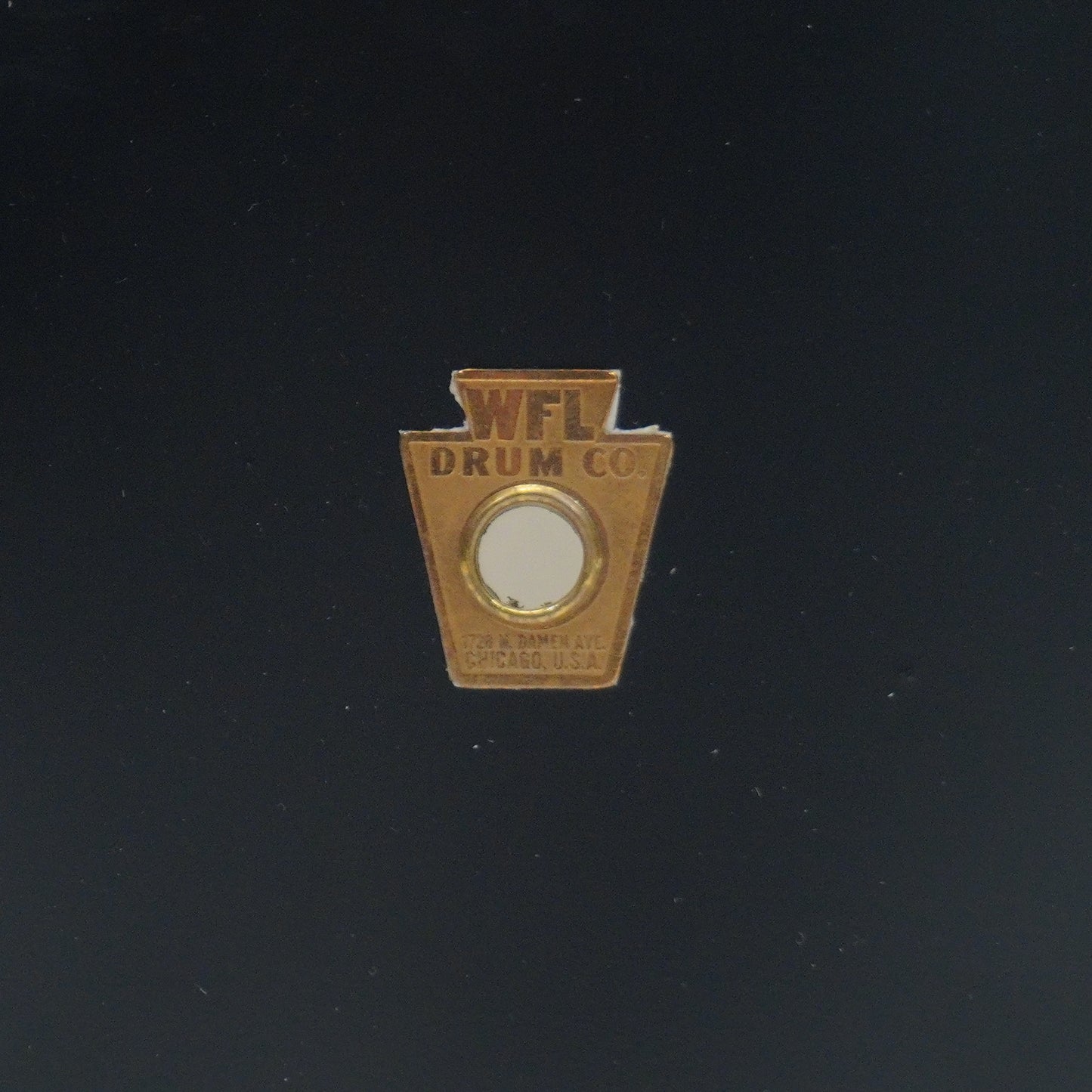 WFL 14"x 6.5" SNARE DRUM 1950s BLACK FINISH