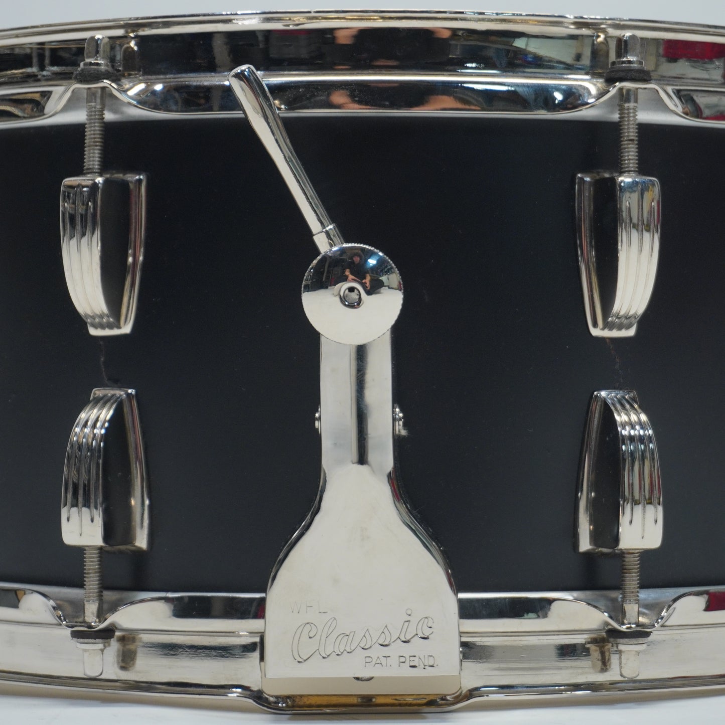 WFL 14"x 6.5" SNARE DRUM 1950s BLACK FINISH