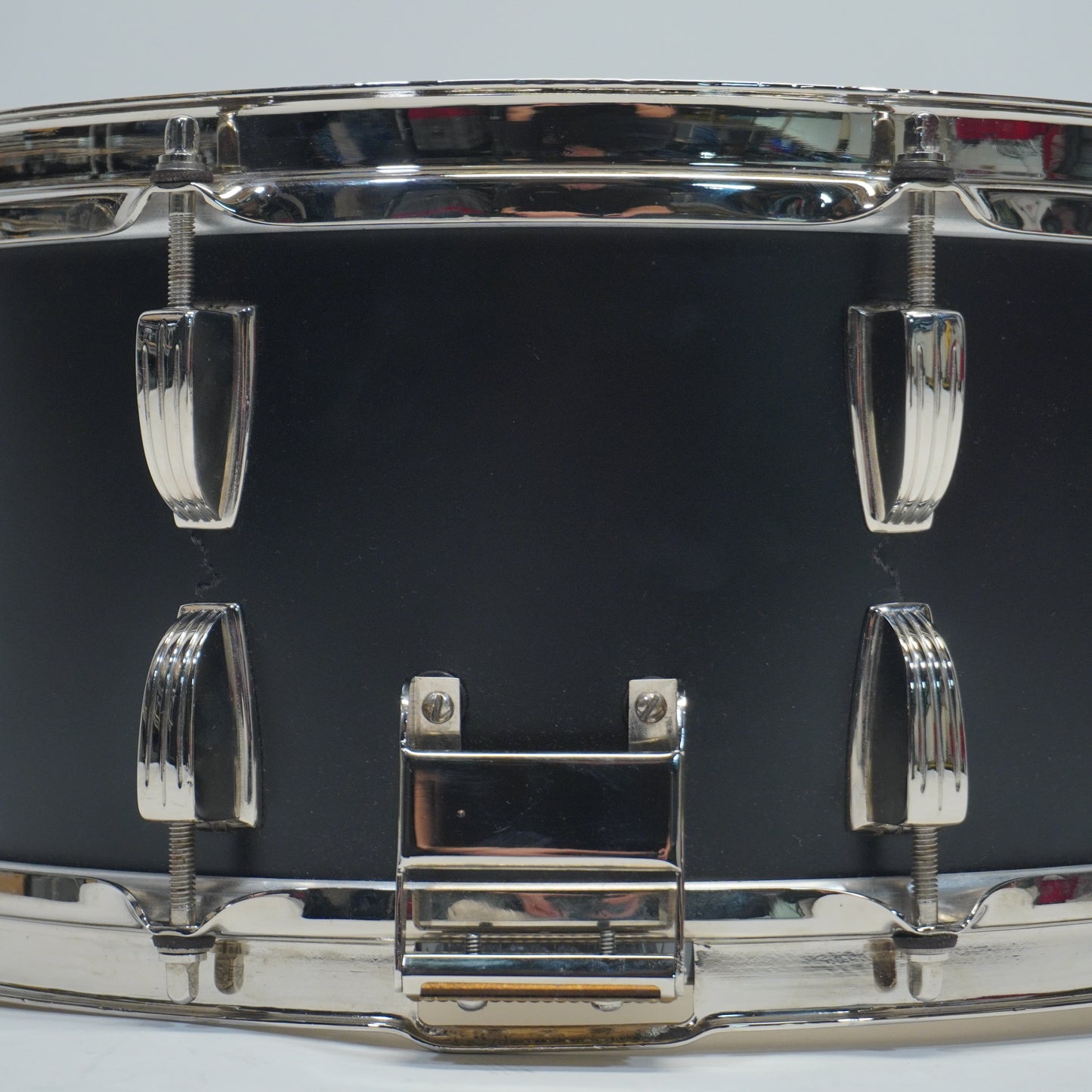 WFL 14"x 6.5" SNARE DRUM 1950s BLACK FINISH