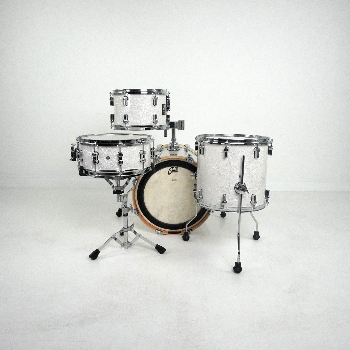 Sonor AQ2 4-piece Drum Kit in White Pearl
