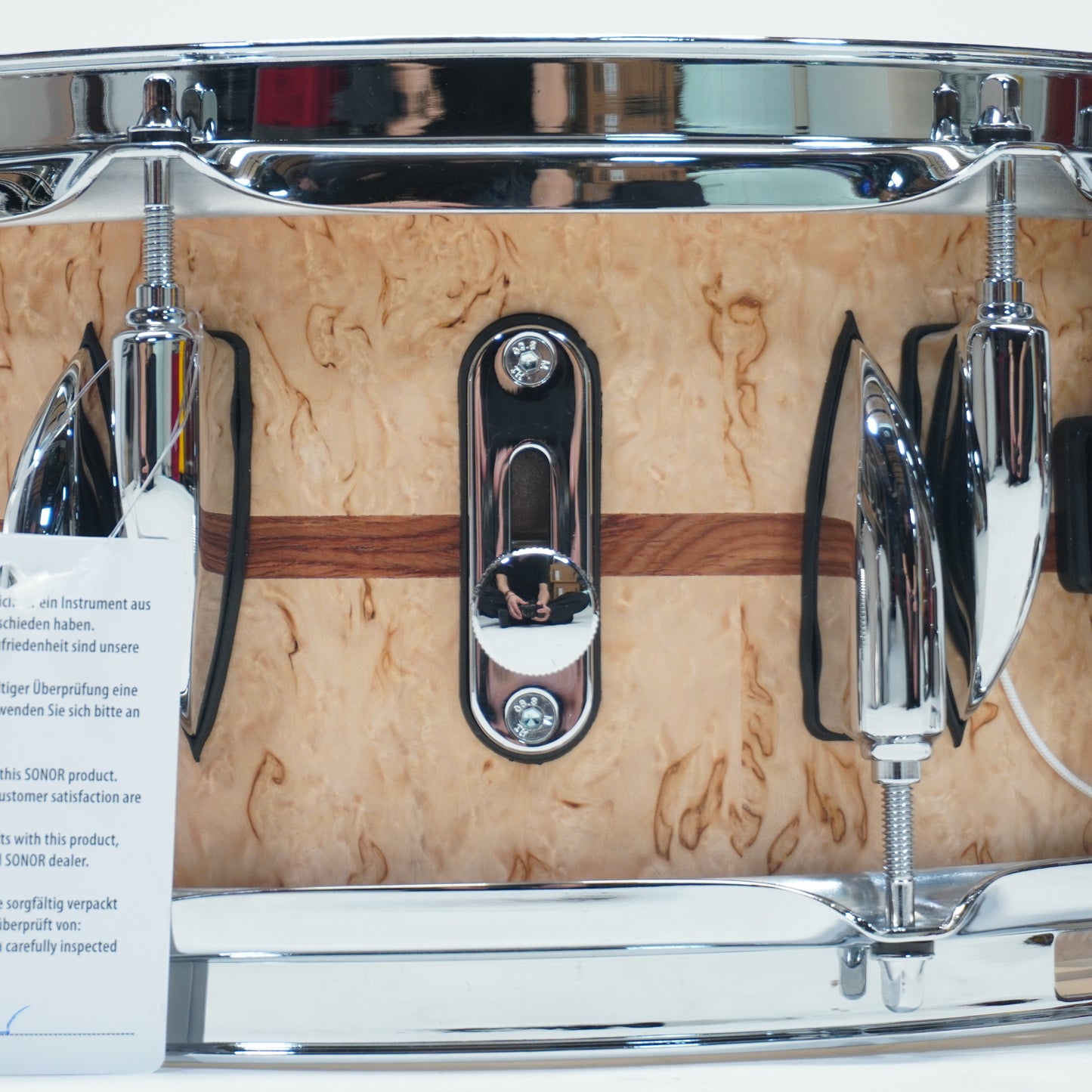 Sonor - Benny Greb Signature Snare Drum 13" x 5.75" In Scandinavian Birch with Bubinga Inlay Semi-Gloss Finish