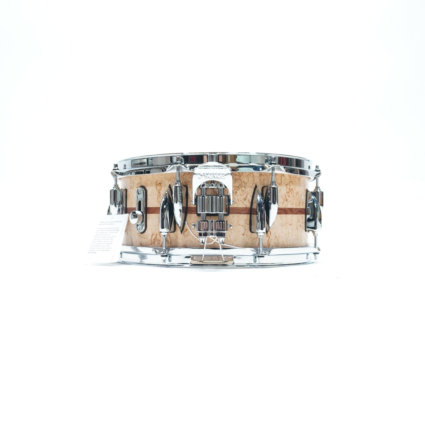 Sonor - Benny Greb Signature Snare Drum 13" x 5.75" In Scandinavian Birch with Bubinga Inlay Semi-Gloss Finish