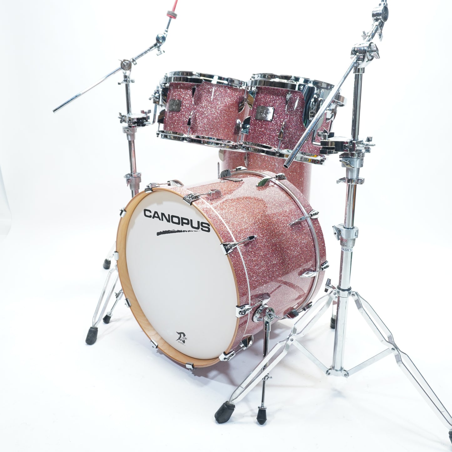 Canopus - Yaiba II Groove Kit In Rose Sparkle Lacquer Finish - 22/10/12/16