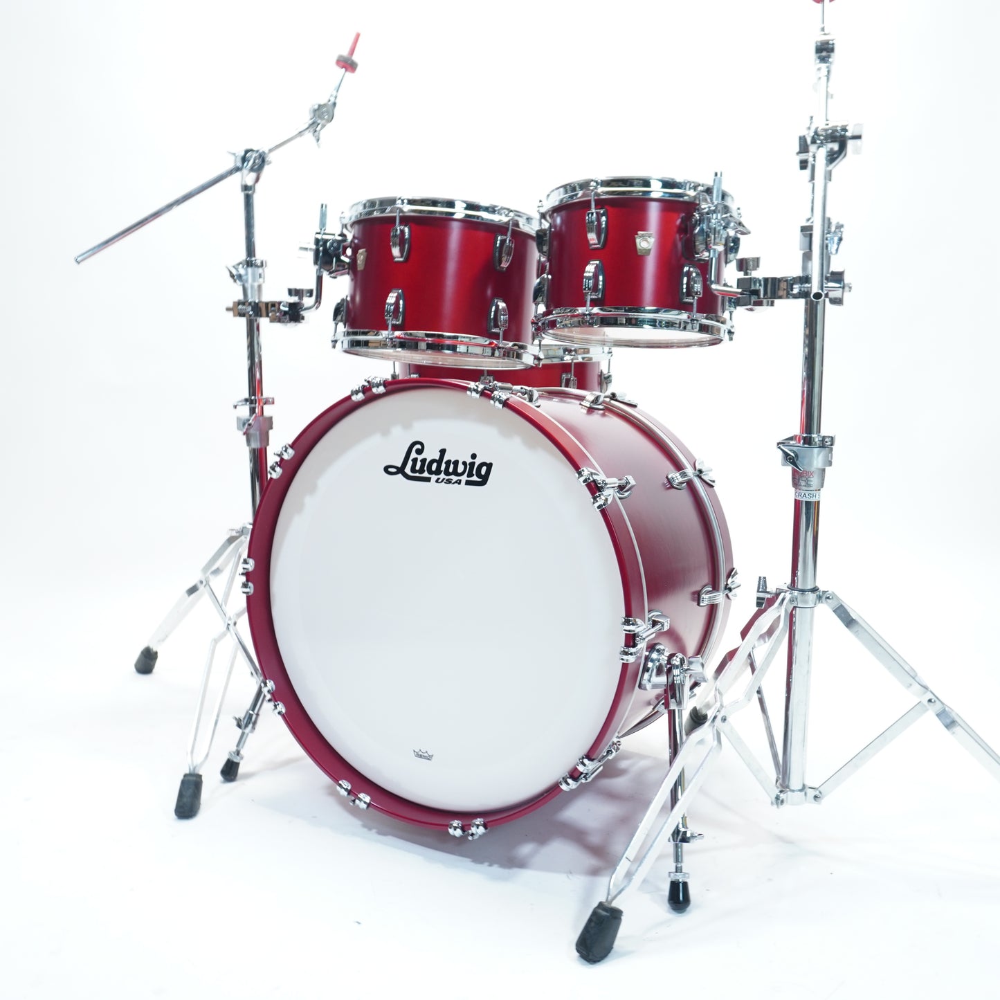 Ludwig Classic Maple 4 Piece Shell Pack In Diablo Red Finish - 22/10/12/16 (B STOCK)