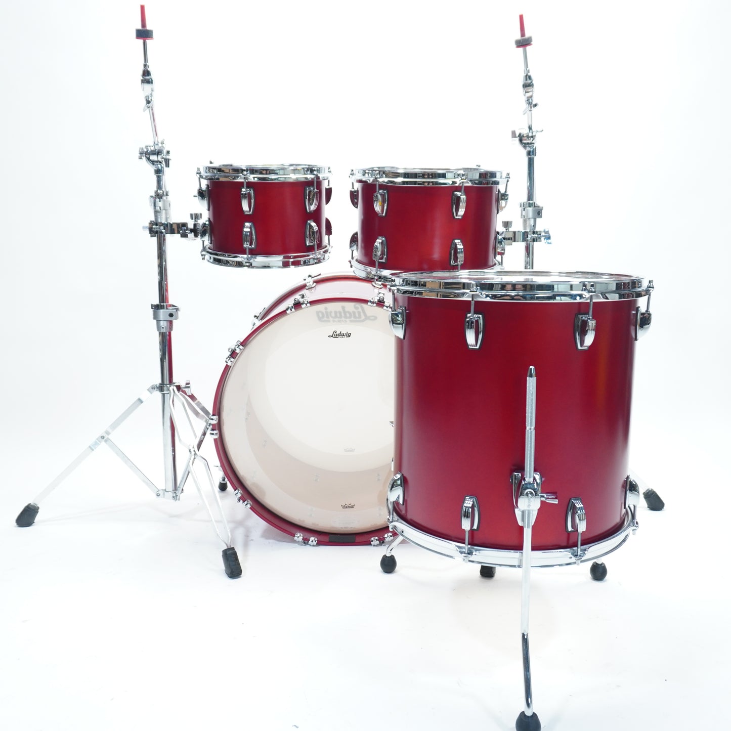 Ludwig Classic Maple 4 Piece Shell Pack In Diablo Red Finish - 22/10/12/16 (B STOCK)