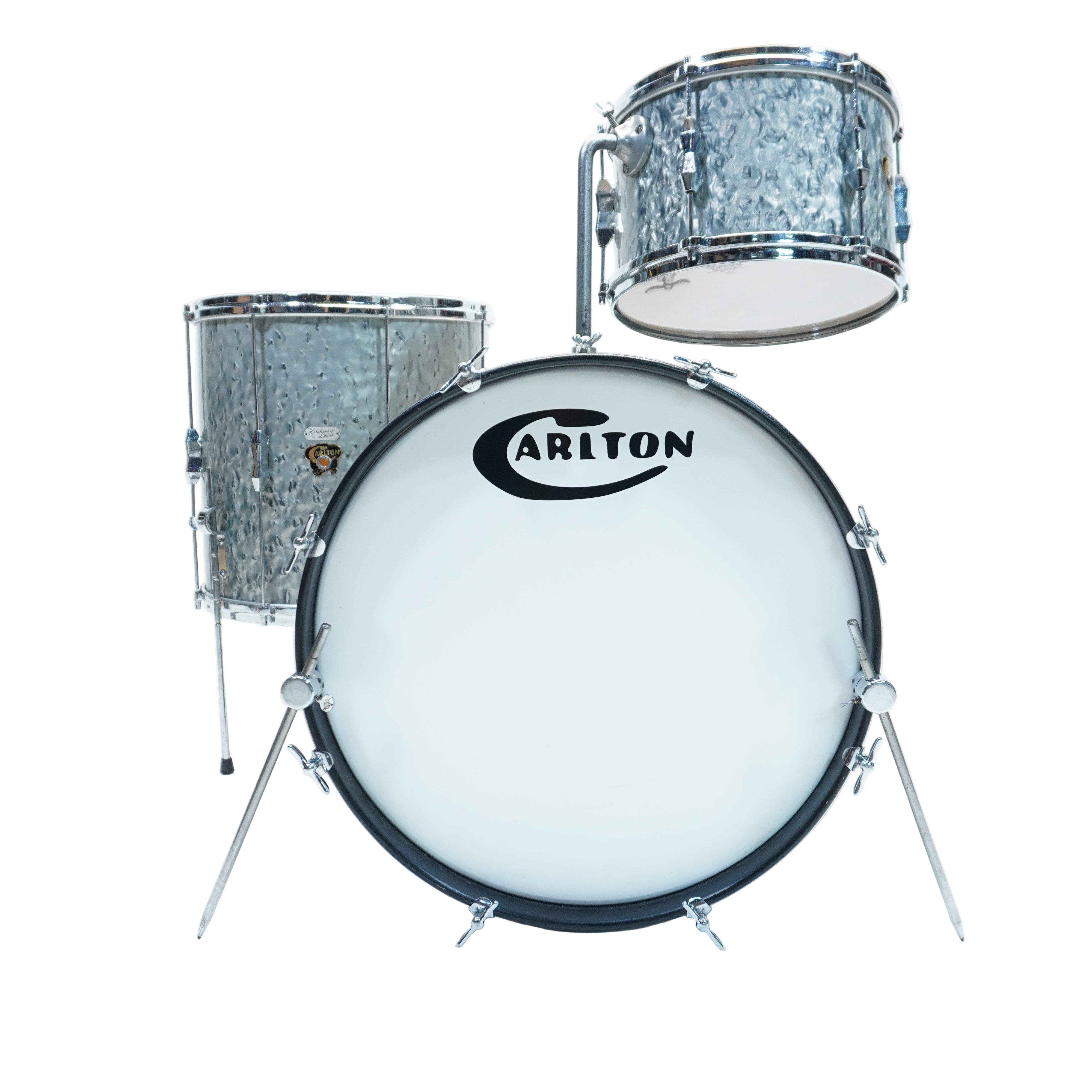 VINTAGE CARLTON 3-PIECE SHELL SET 20/12/16 – Rubix Drums