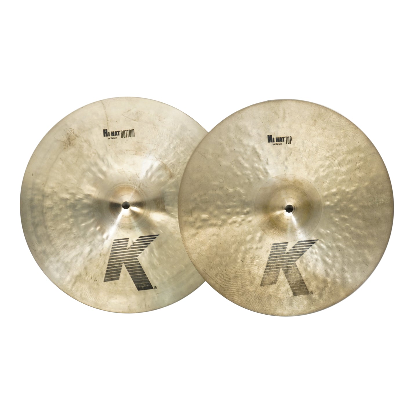 ZILDJIAN K 14" HIHAT CYMBALS (Pre Owned)