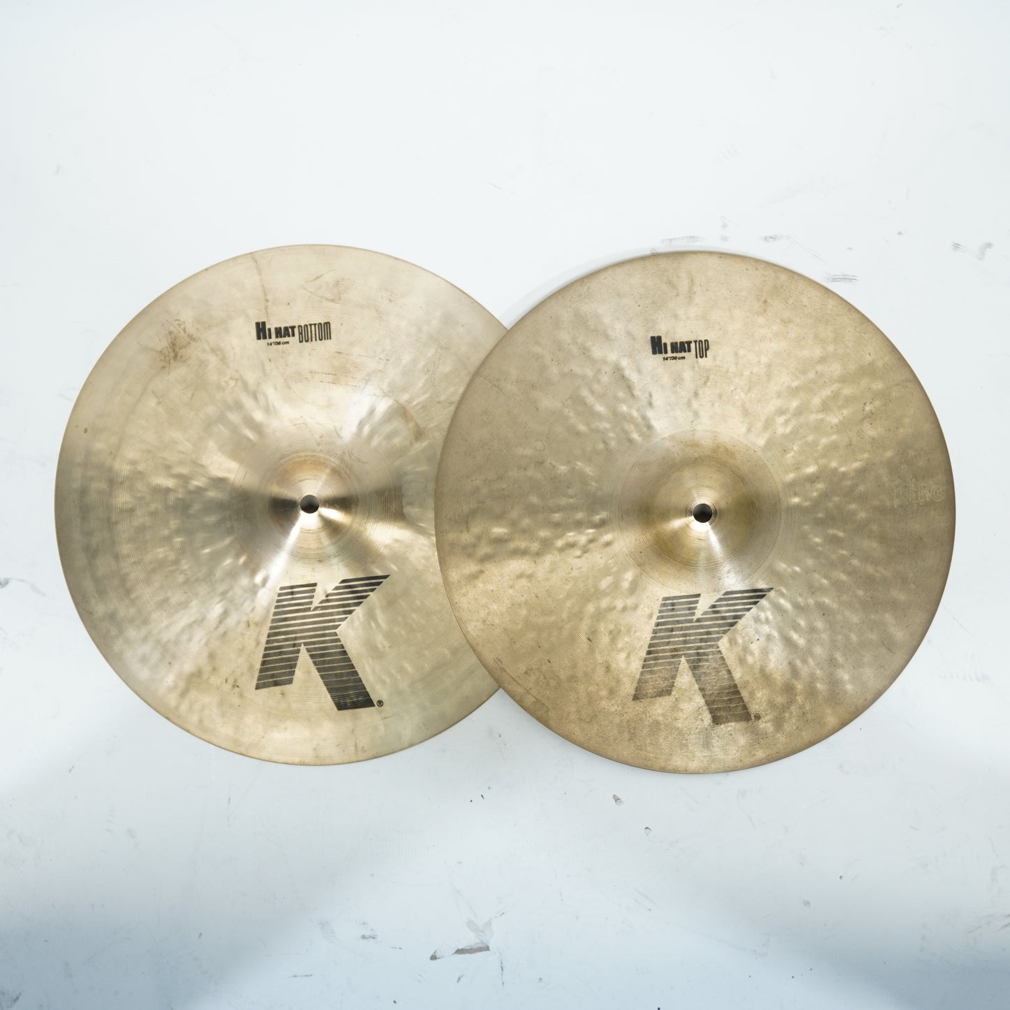 ZILDJIAN K 14" HIHAT CYMBALS (Pre Owned)