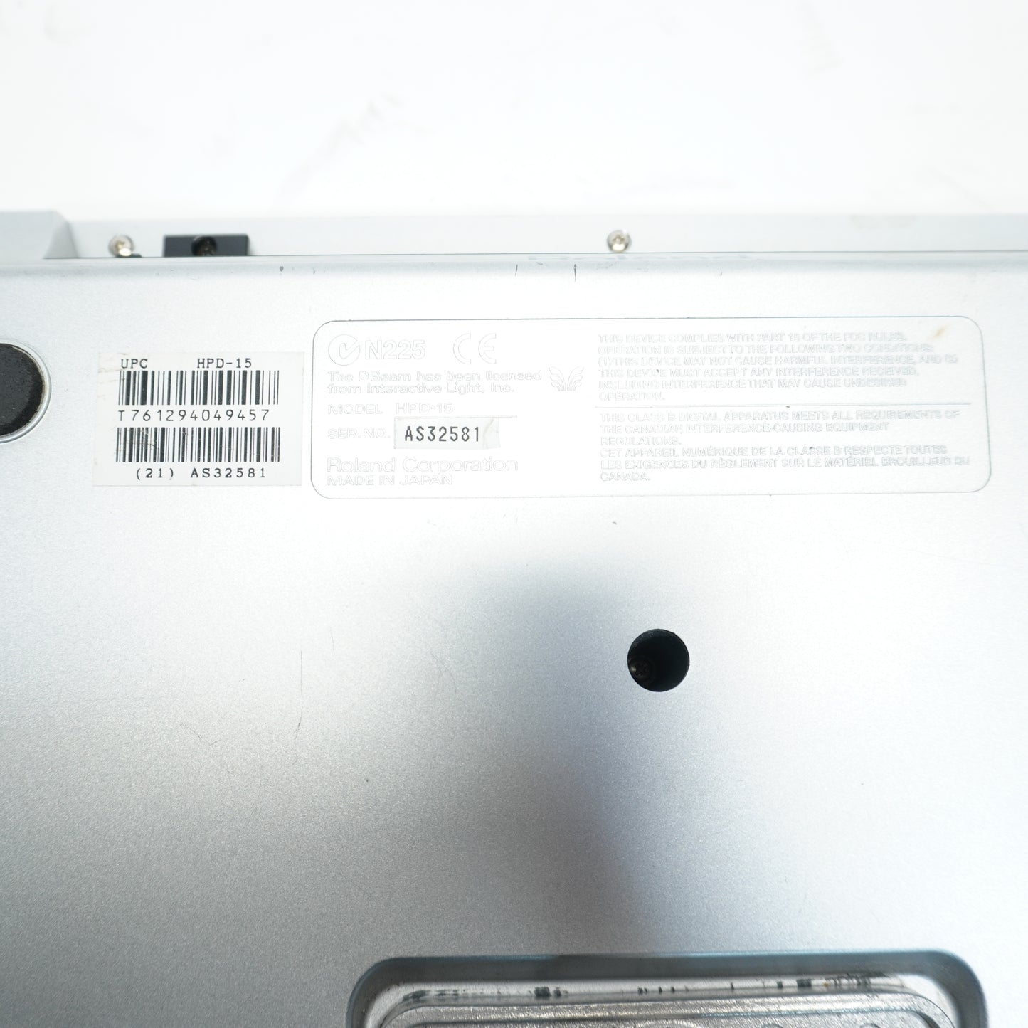 ROLAND HPD-15 HANDSONIC ELECTRONIC PERCUSSION PAD