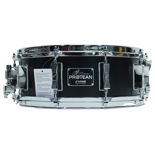 Sonor - Gavin Harrison Signature Snare Drum 14" x 5.25" Standard Edition In Matt Black Lacquer Finish