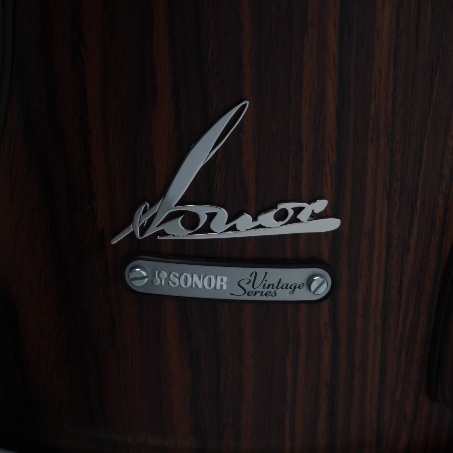 Sonor - Vintage 5 Piece Drum Kit In Rosewood Semi Gloss Finish - 18/10/12/14/14x5.75