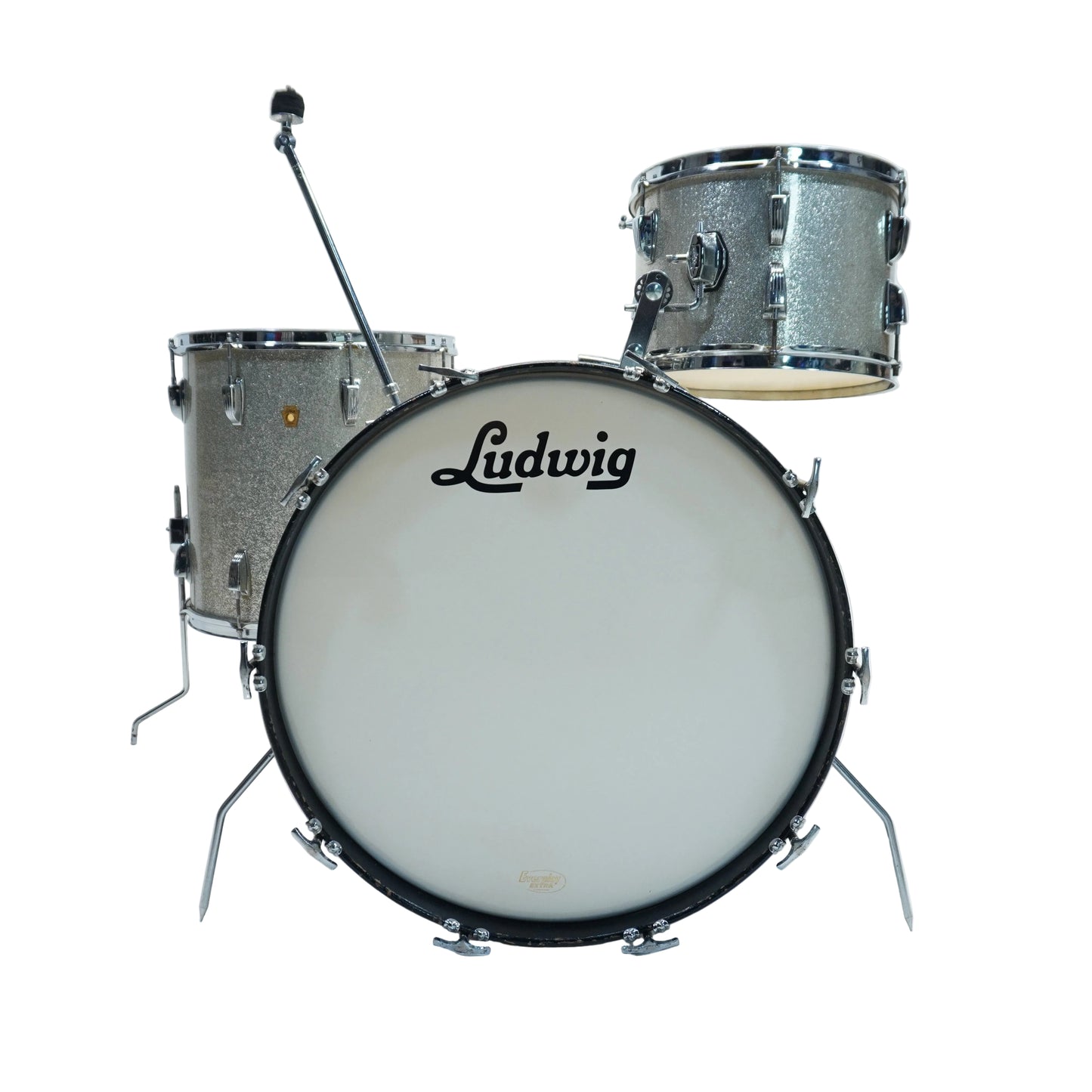 LUDWIG CLASSIC 1965 3-PIECE 22,16,13 IN SILVER SPARKLE