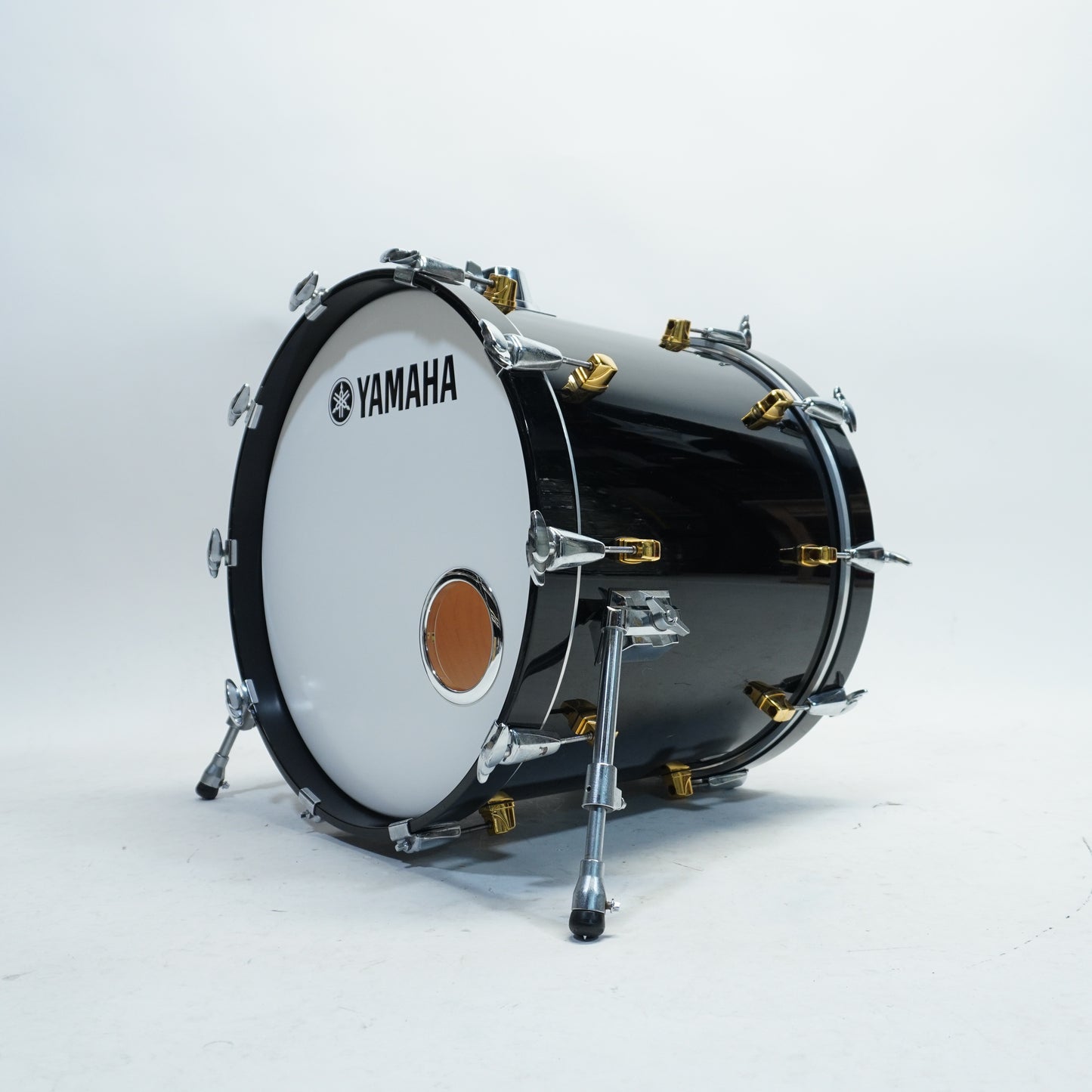 YAMAHA MAPLE CUSTOM 20"x 16" BASS DRUM- SOLID BLACK