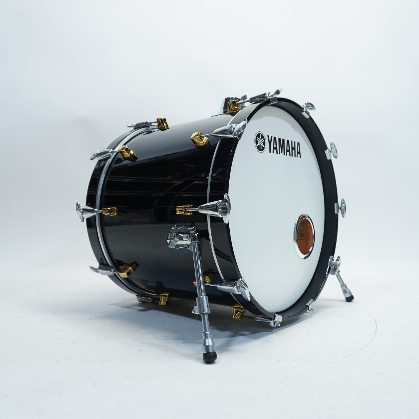 YAMAHA MAPLE CUSTOM 20"x 16" BASS DRUM- SOLID BLACK