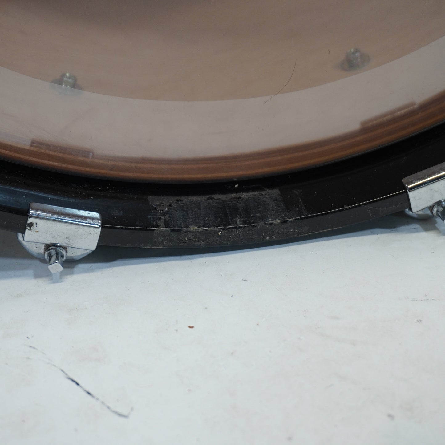 YAMAHA MAPLE CUSTOM 20"x 16" BASS DRUM- SOLID BLACK