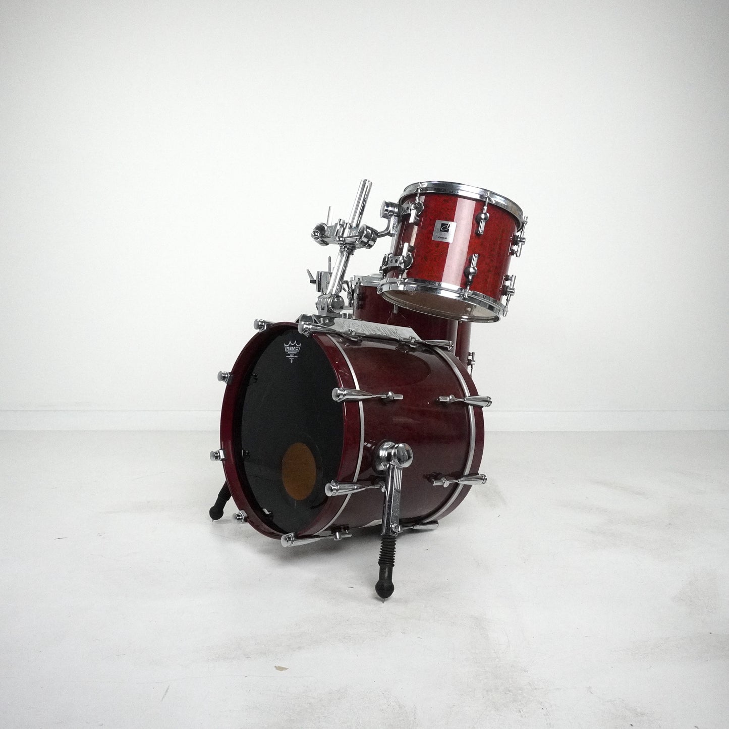 Sonor 4-teilige Designer-Kessel aus Ahorn, hell, in Rot