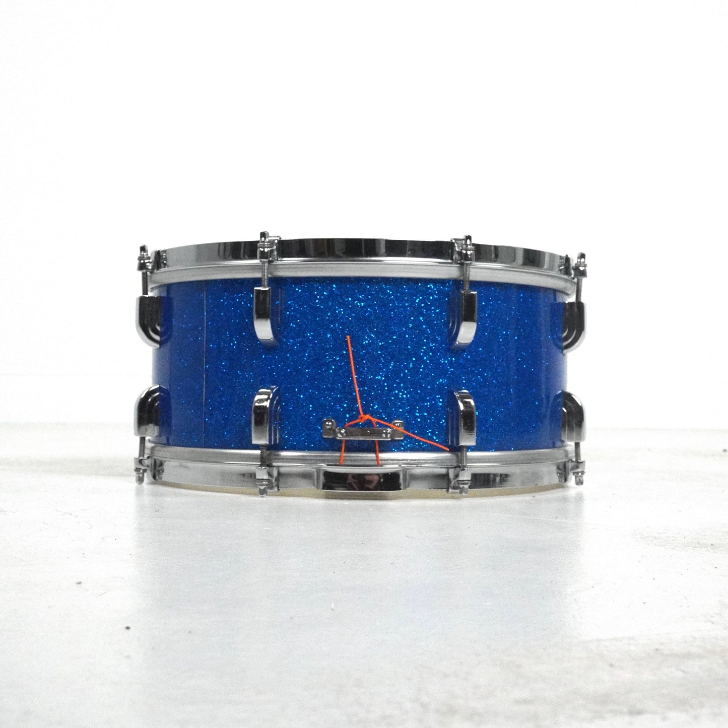 Leedy & Ludwig 14” x 6” Snare Drum in Blue Sparkle