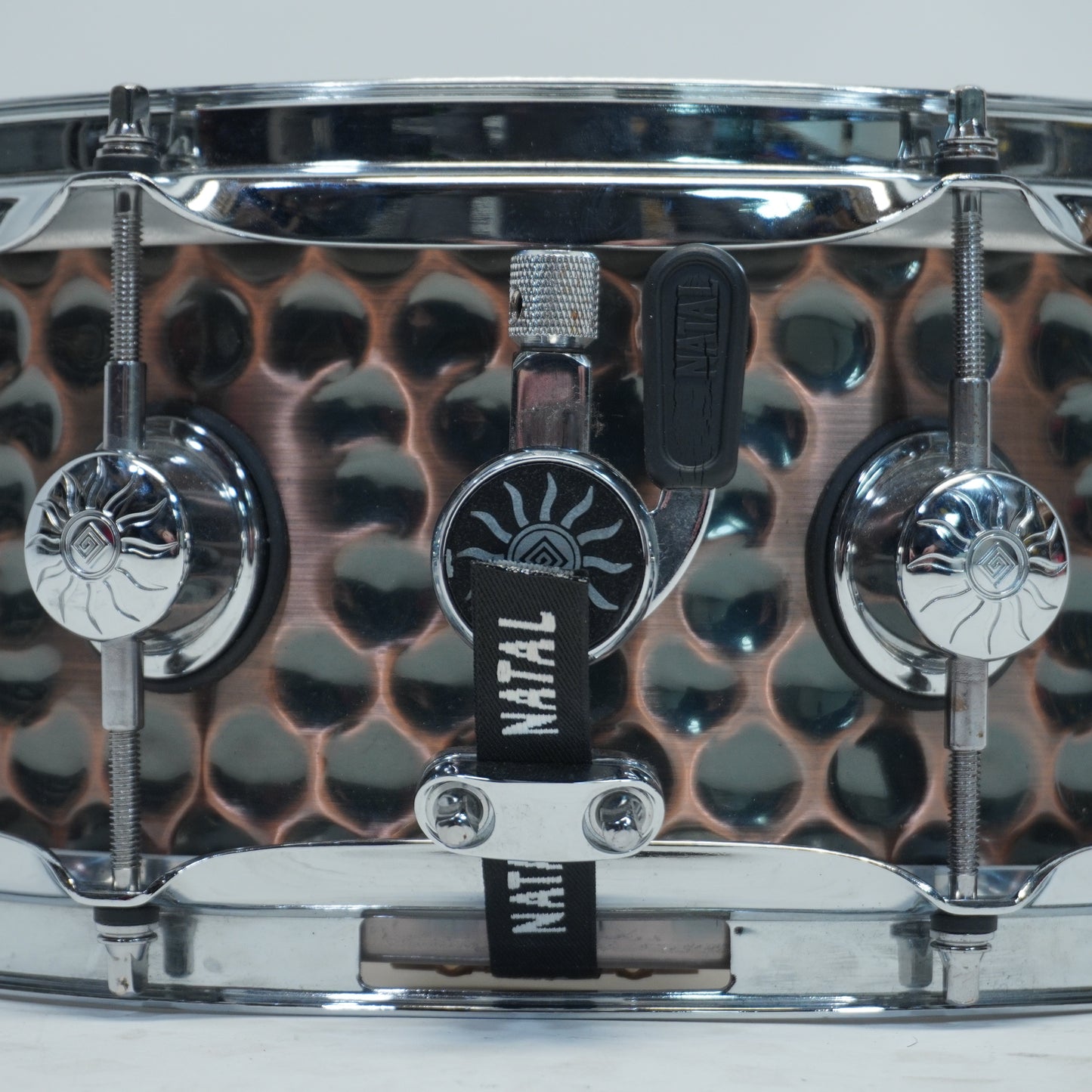 NATAL HAMMERED STEEL 13"x 5.5" SNARE DRUM