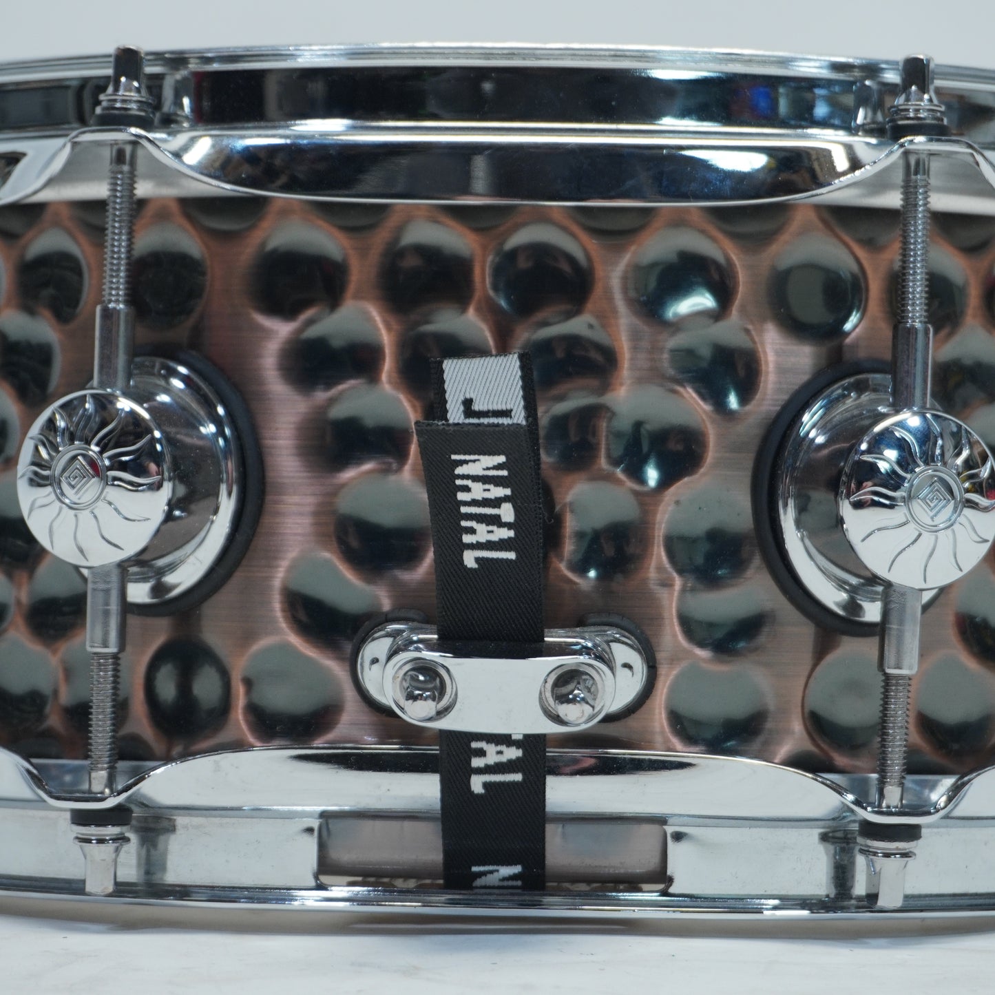 NATAL HAMMERED STEEL 13"x 5.5" SNARE DRUM