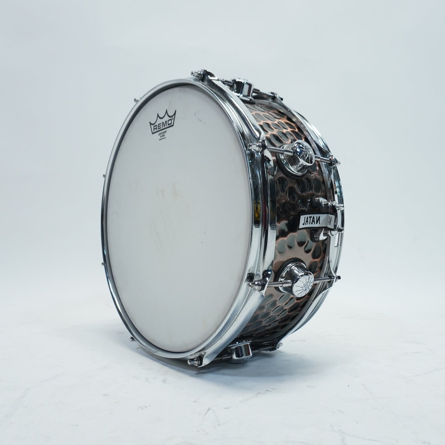 NATAL HAMMERED STEEL 13"x 5.5" SNARE DRUM