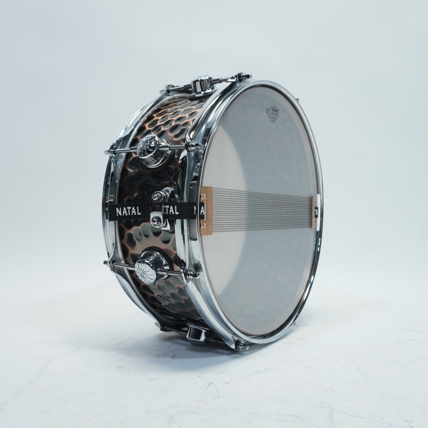 NATAL HAMMERED STEEL 13"x 5.5" SNARE DRUM