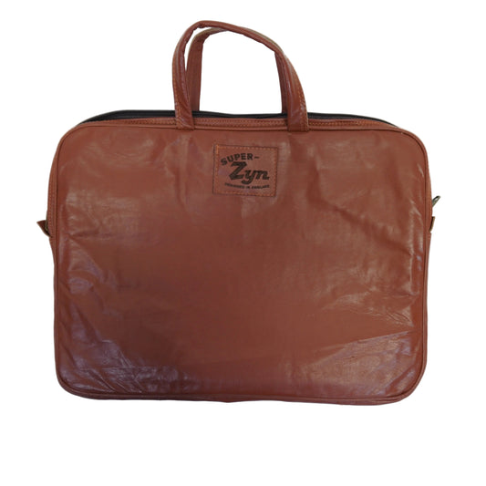 Zyn Leather Laptop Sleeve Full Zipper and Handles  – Sleek. Durable. Timeless.