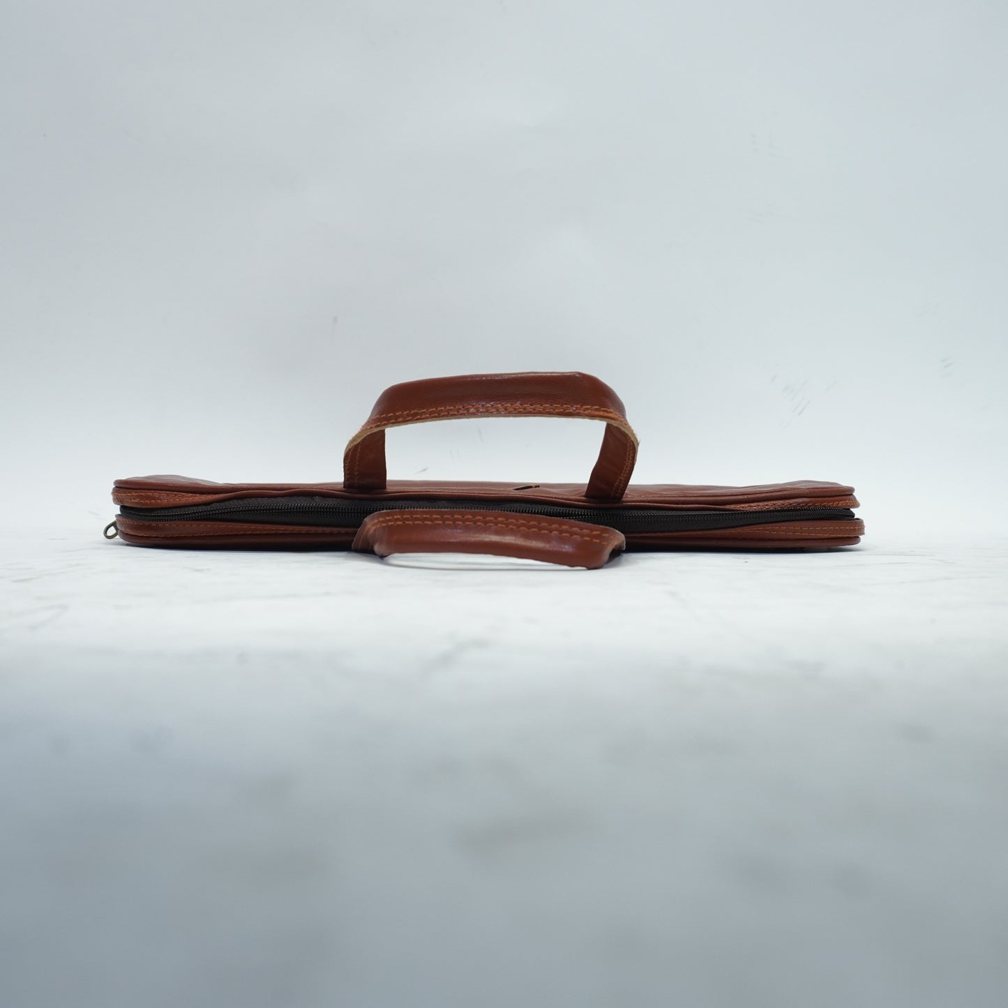 Zyn Leather Laptop Sleeve Full Zipper and Handles  – Sleek. Durable. Timeless.