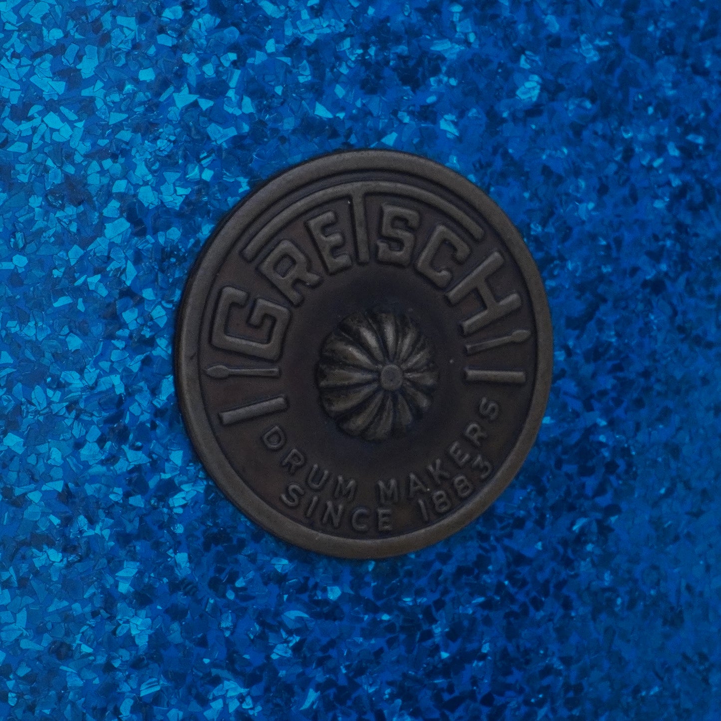 GRETSCH ROUND BADGE 3-PIECE SHELL PACK IN BLUE SPARKLE (HIRE ONLY)