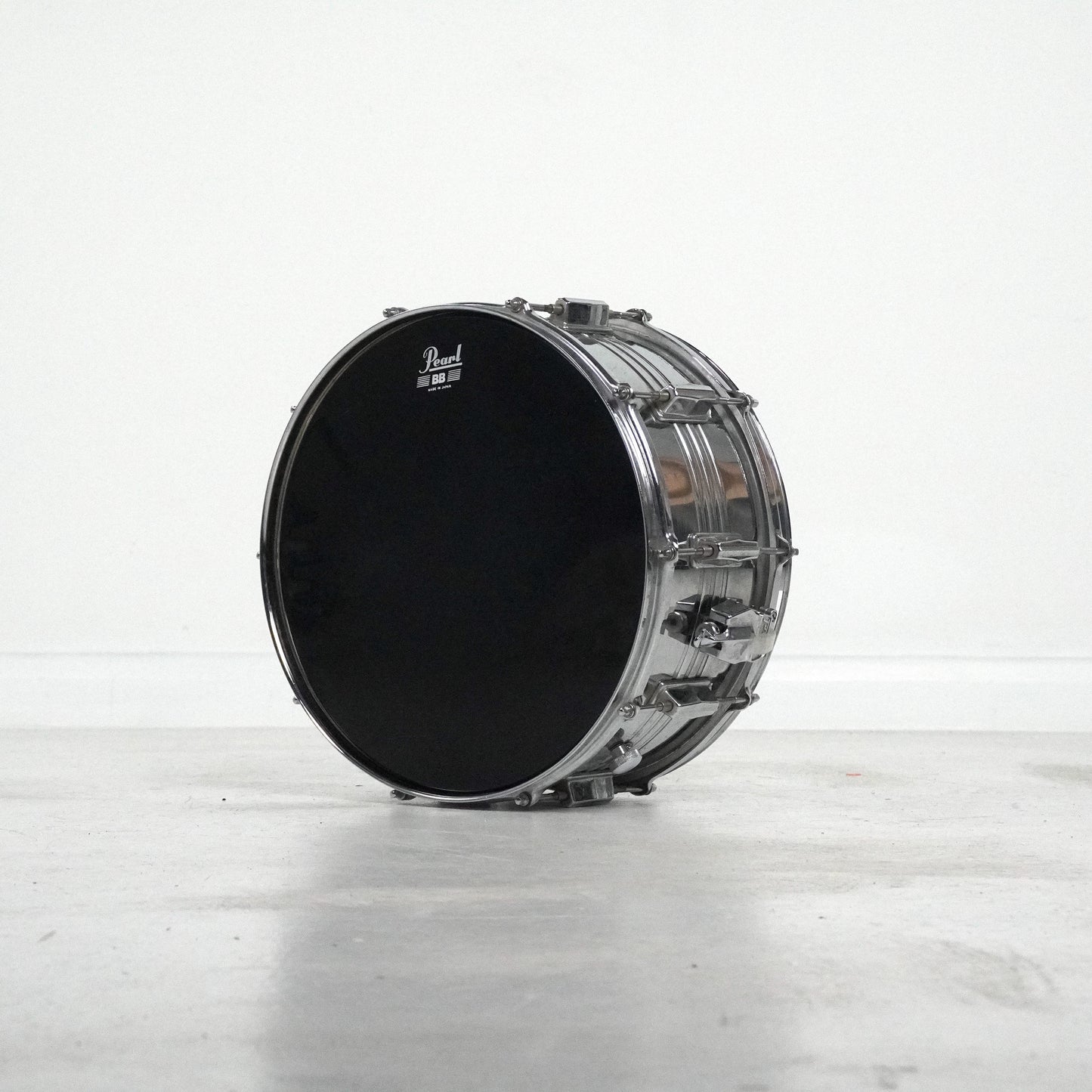 Pearl 14” x 6.5” Steel Snare Drum 1980s