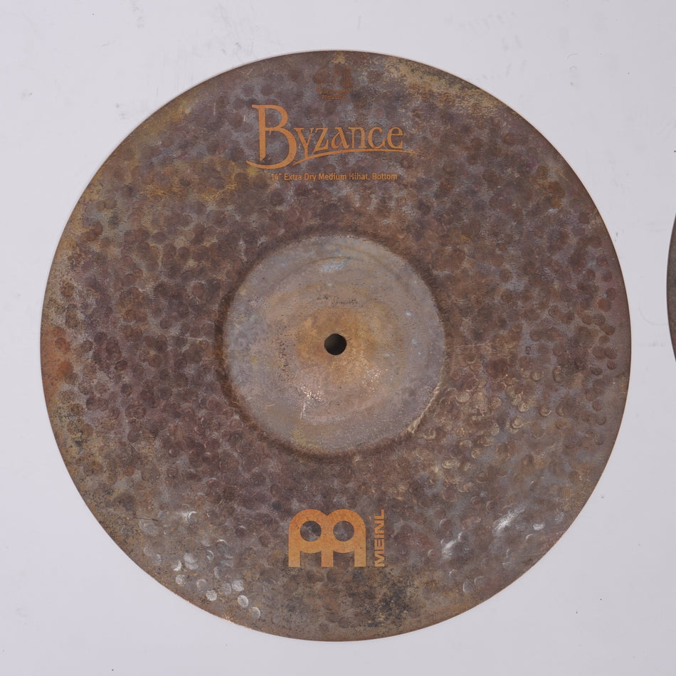 MEINL BYZANCE 14" EXTRA DRY MEDIUM HIHATS
