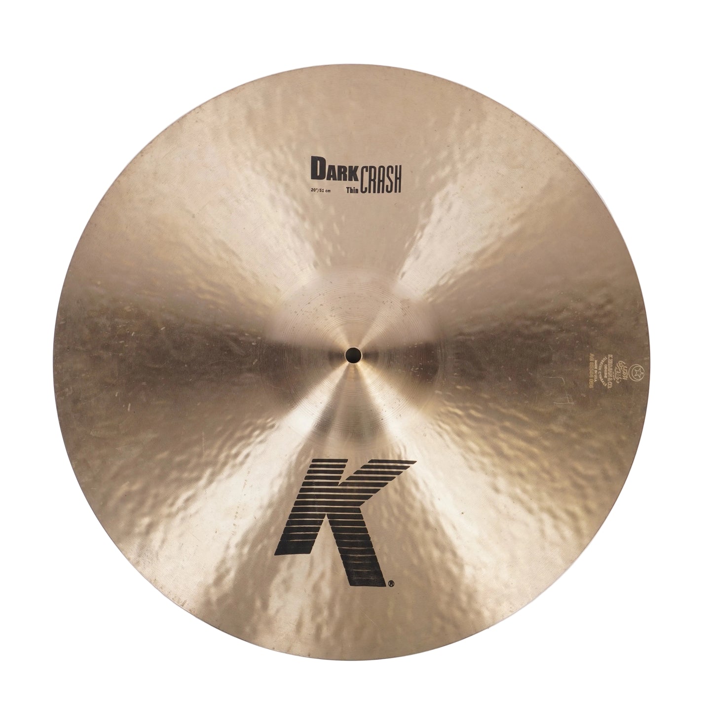 ZILDJIAN K 20" DARK THIN CRASH