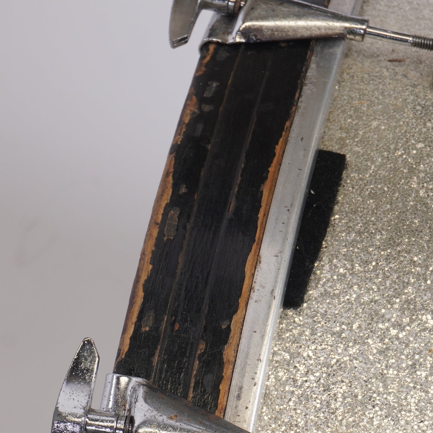 Slingerland Late 60’s Gene Krupa Outfit (3-Piece) in Sparkling Silver 22x14, 13x9, 16x16