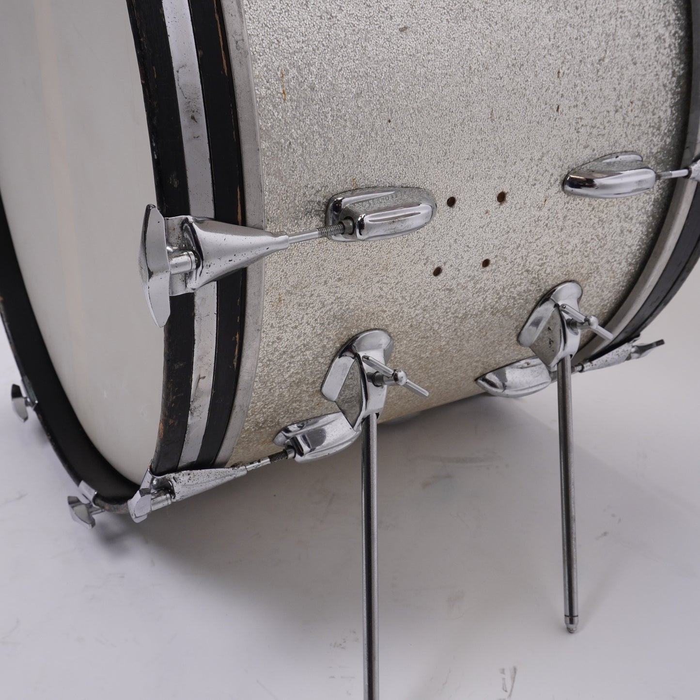 Slingerland Late 60’s Gene Krupa Outfit (3-Piece) in Sparkling Silver 22x14, 13x9, 16x16