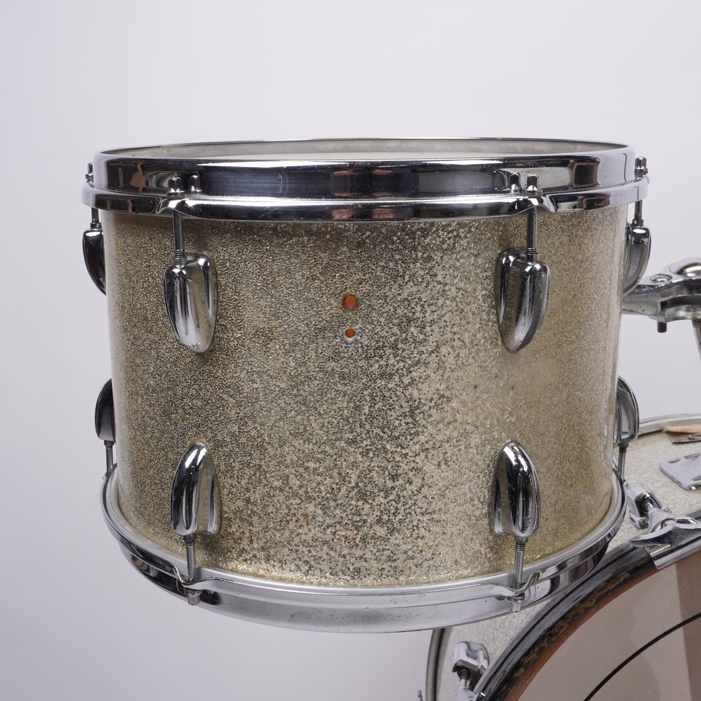 Slingerland Late 60’s Gene Krupa Outfit (3-Piece) in Sparkling Silver 22x14, 13x9, 16x16