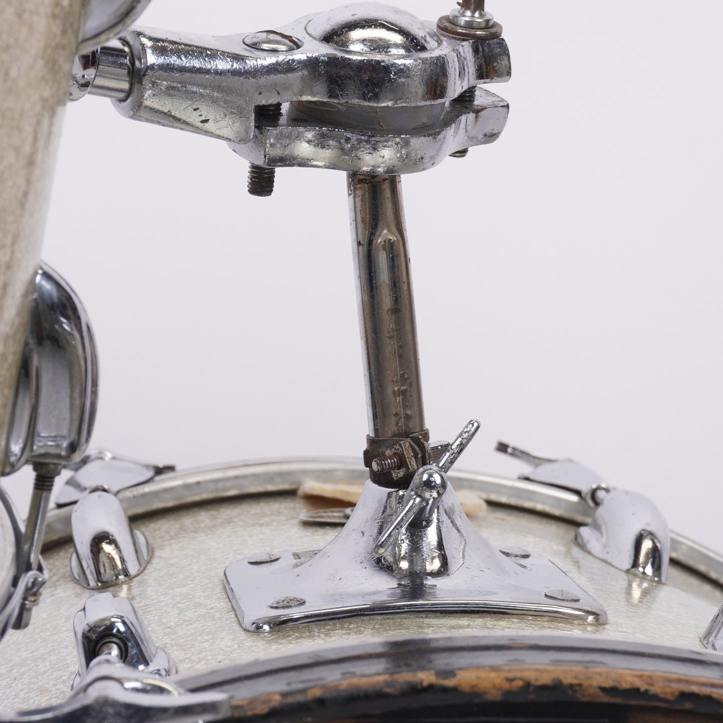 Slingerland Late 60’s Gene Krupa Outfit (3-Piece) in Sparkling Silver 22x14, 13x9, 16x16