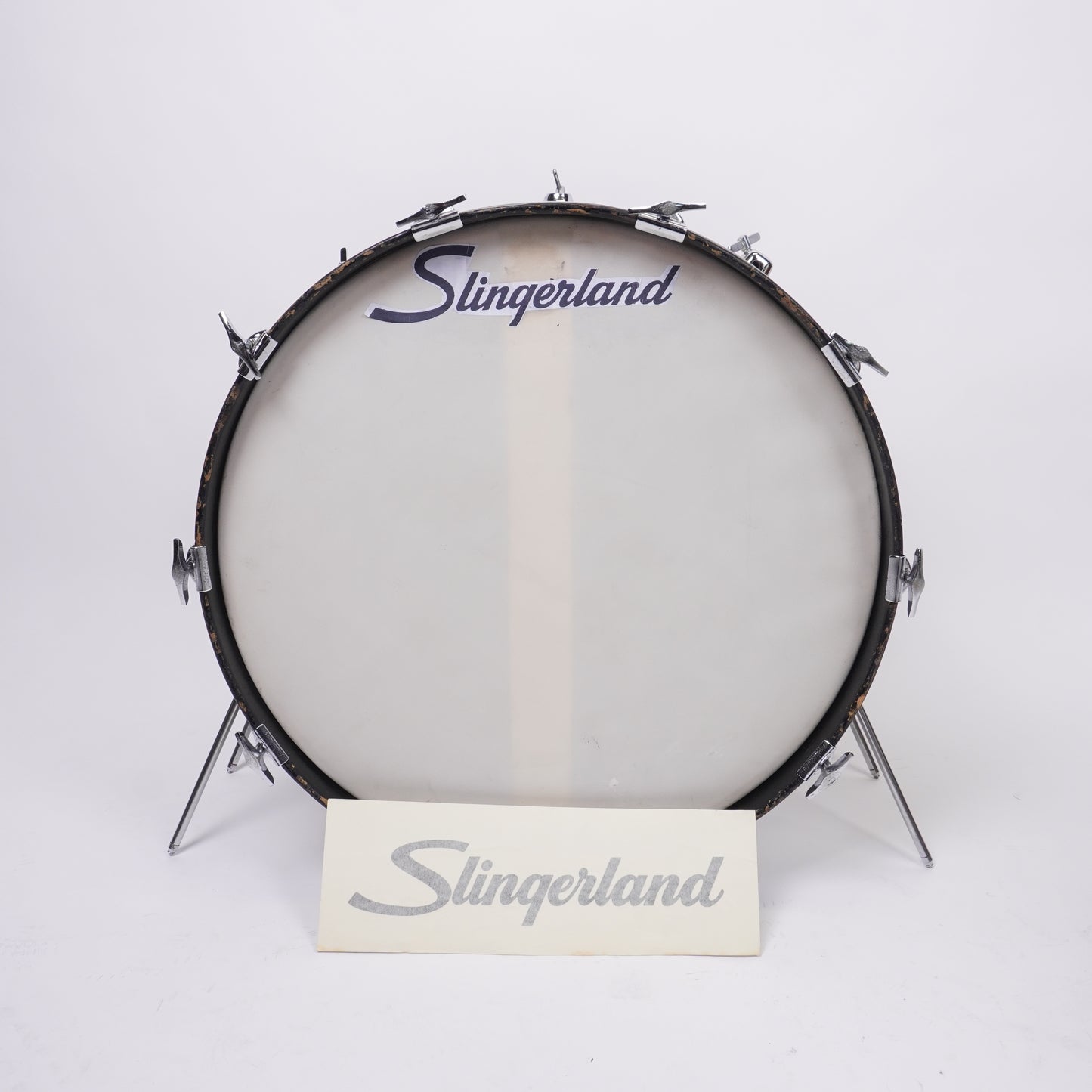 Slingerland Late 60’s Gene Krupa Outfit (3-Piece) in Sparkling Silver 22x14, 13x9, 16x16