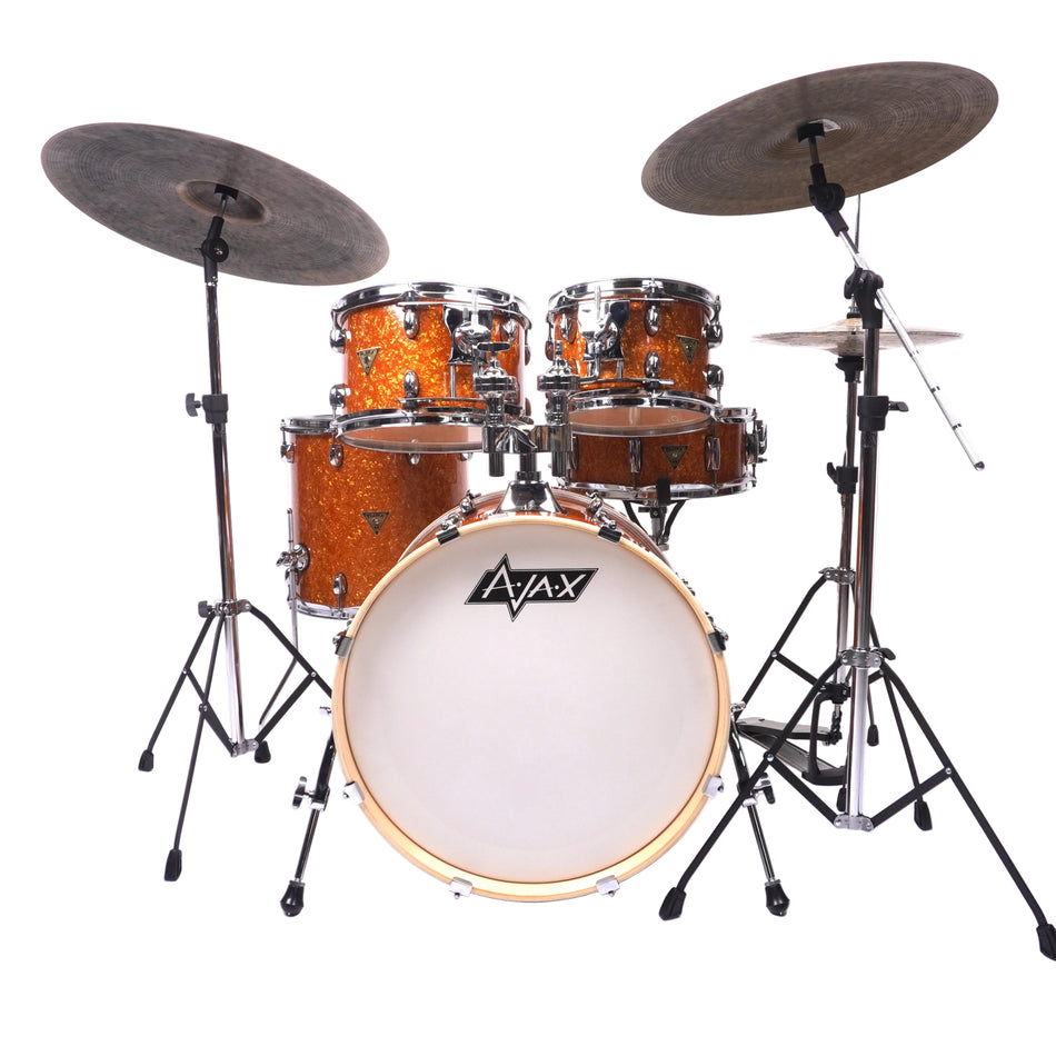 AJAX - Allegro 5 Piece Drum Kit In English Marmalade Finish | Rubix Drums