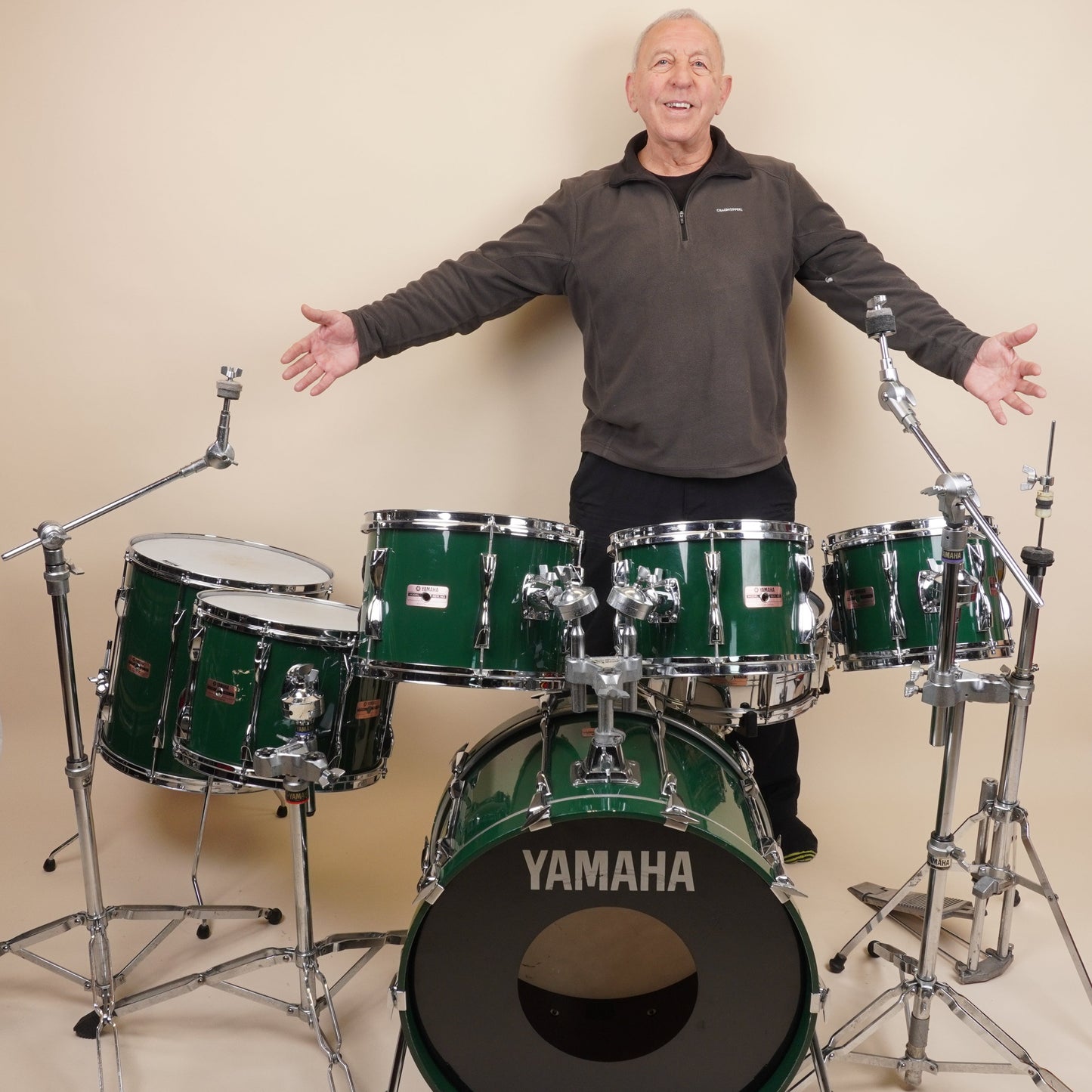 YAMAHA 9000 RECORDING CUSTOM SHELL SET- EX "ROCKSCHOOL"