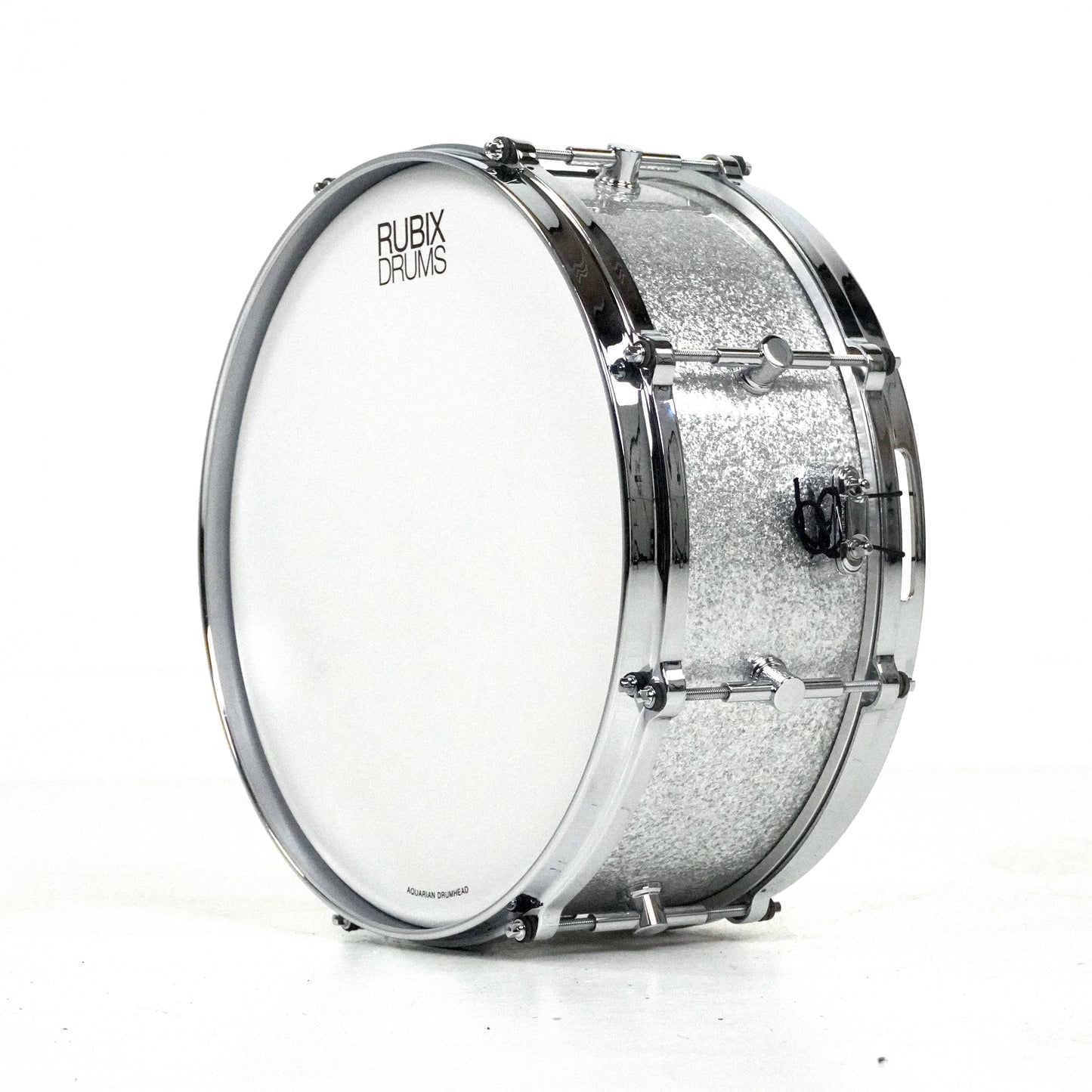 Canopus NV60M1-1455 14 x 5,5 Zoll Snare Drum aus Ahorn/Pappel in Silver Sparkle