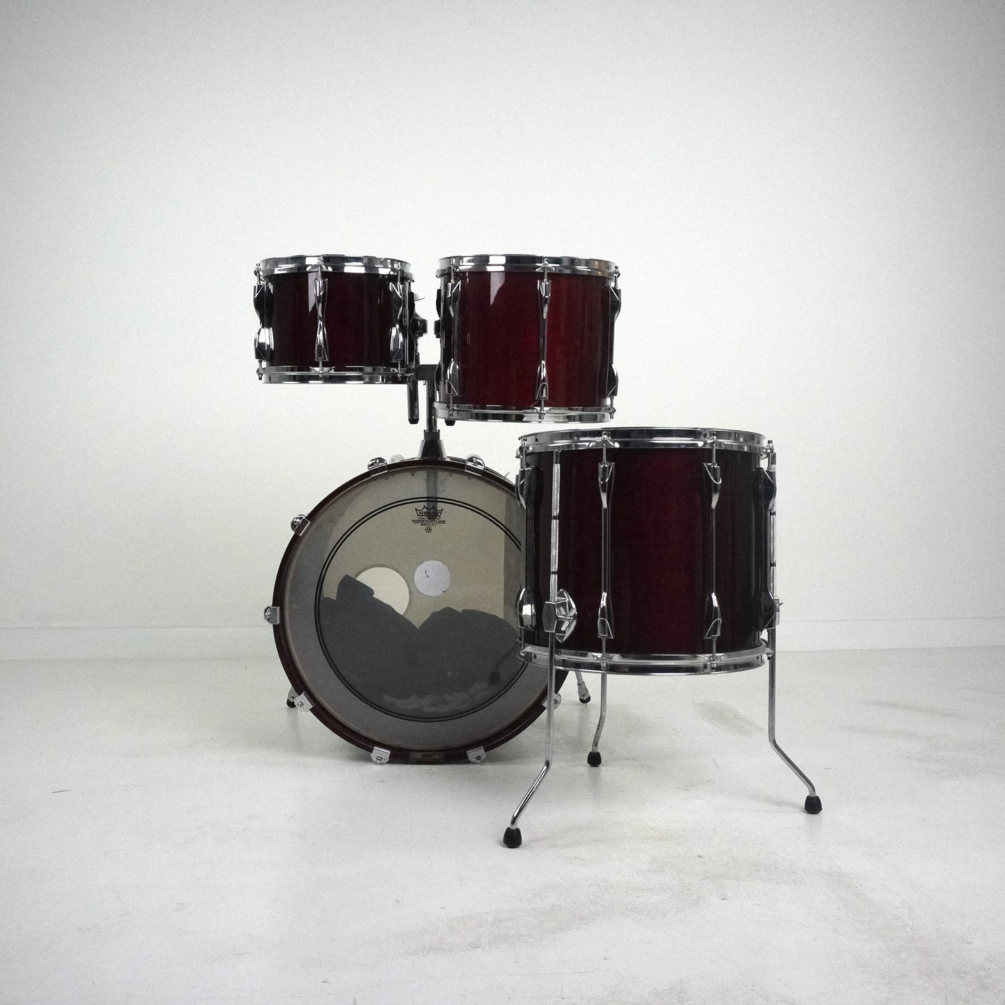 Yamaha Recording Custom 4-Piece Drum Kit in Cherry Finish