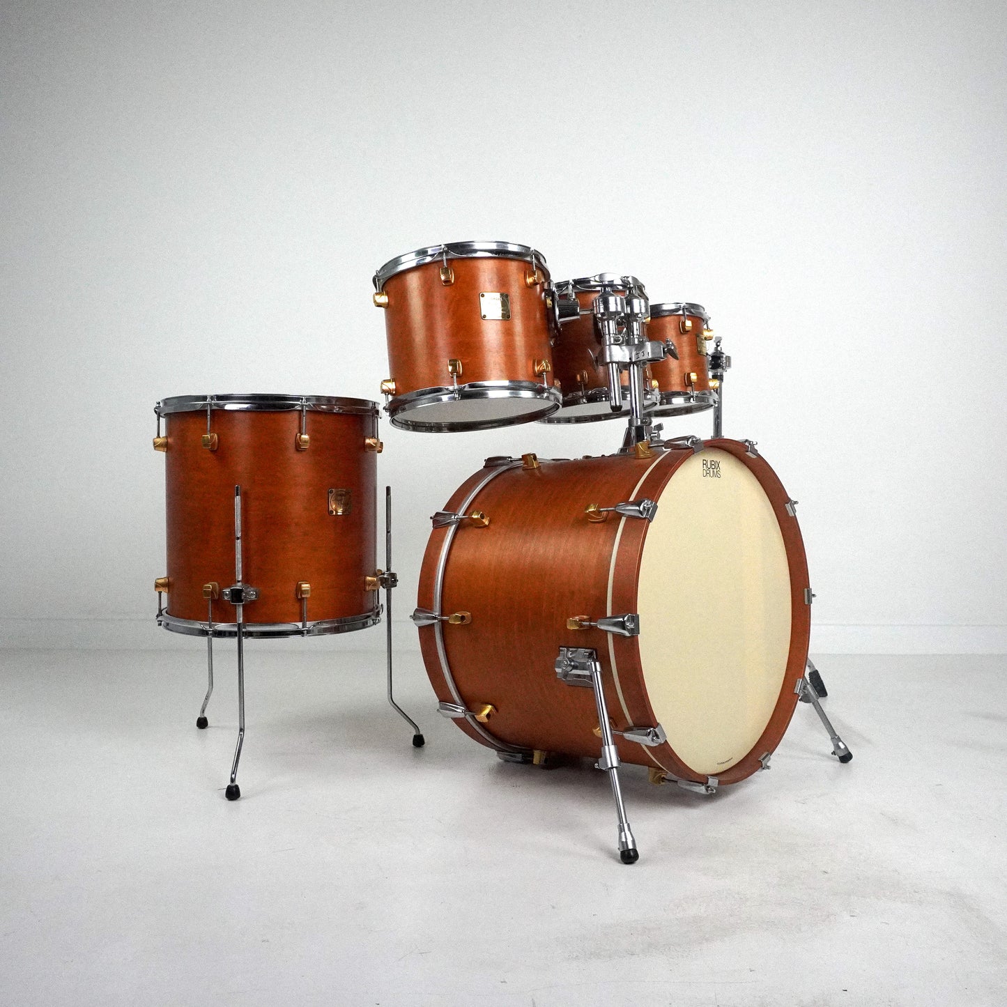 Yamaha Maple Custom 5-Piece Drum Kit in Vintage Natural 22,8,10,12,14