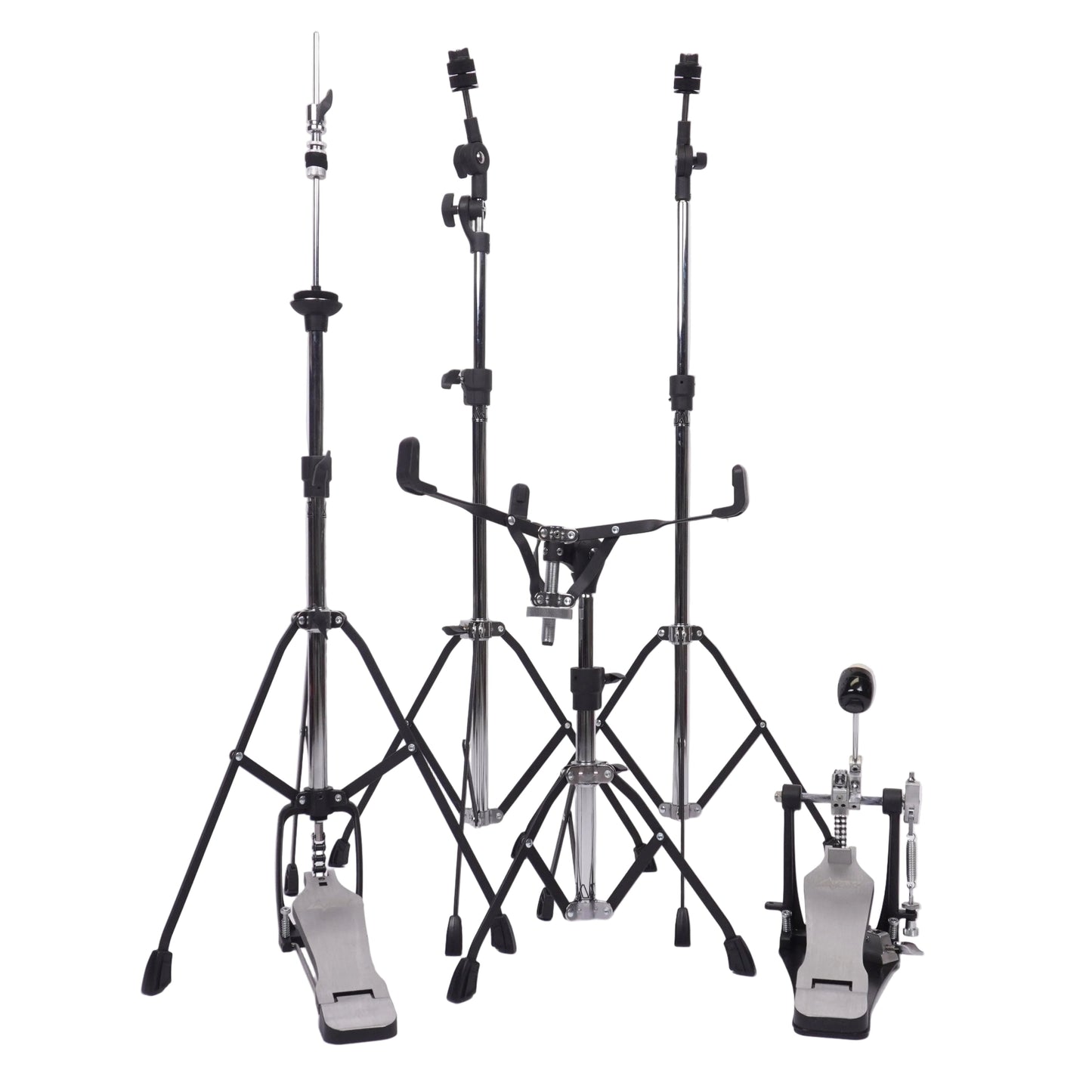 AJAX LIGHT WEIGHT BLACK & CHROME HARDWARE SET